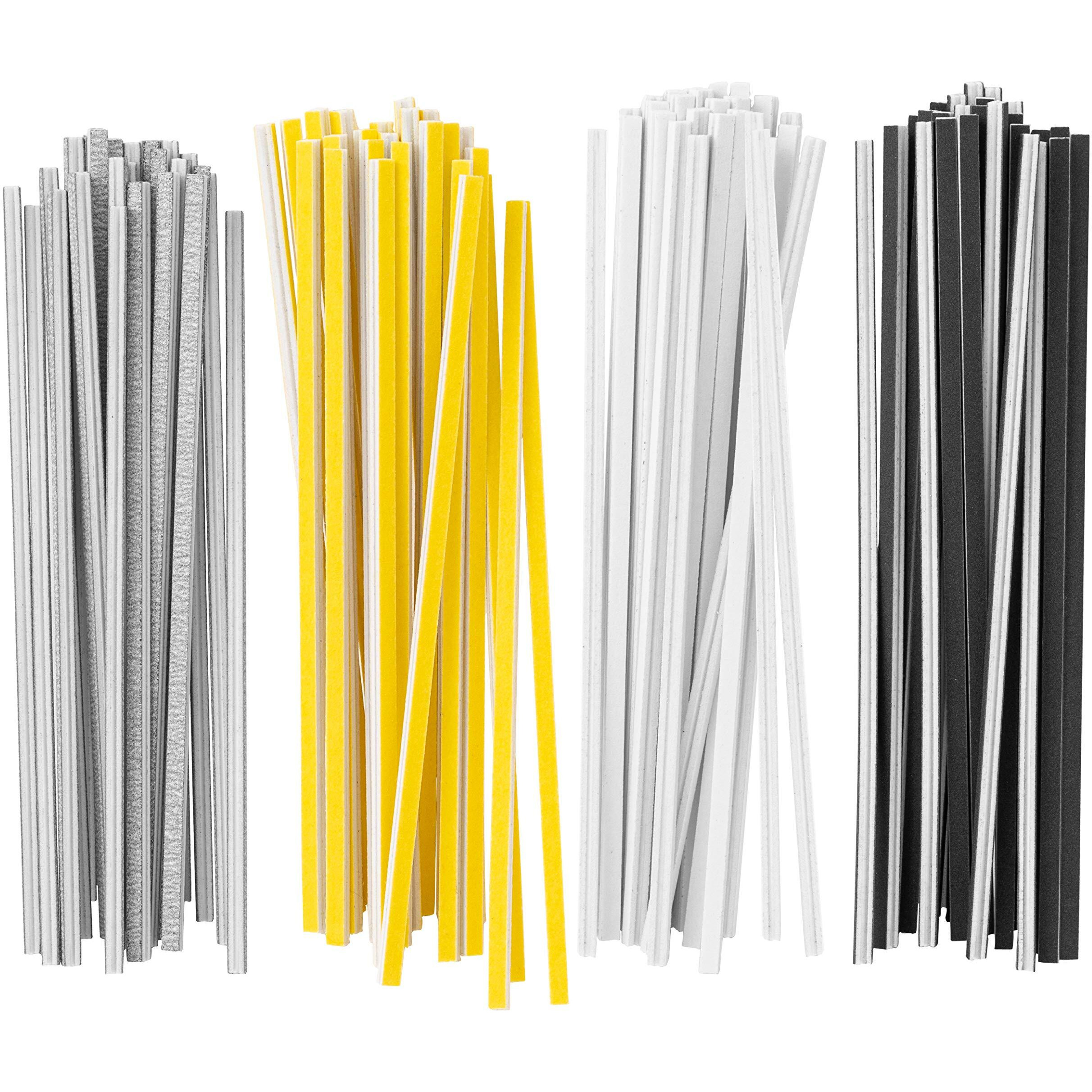 Keystone 100 Fine Sanding Twig Assortment Pack With 4 Different Color Coded Abrasive Grits