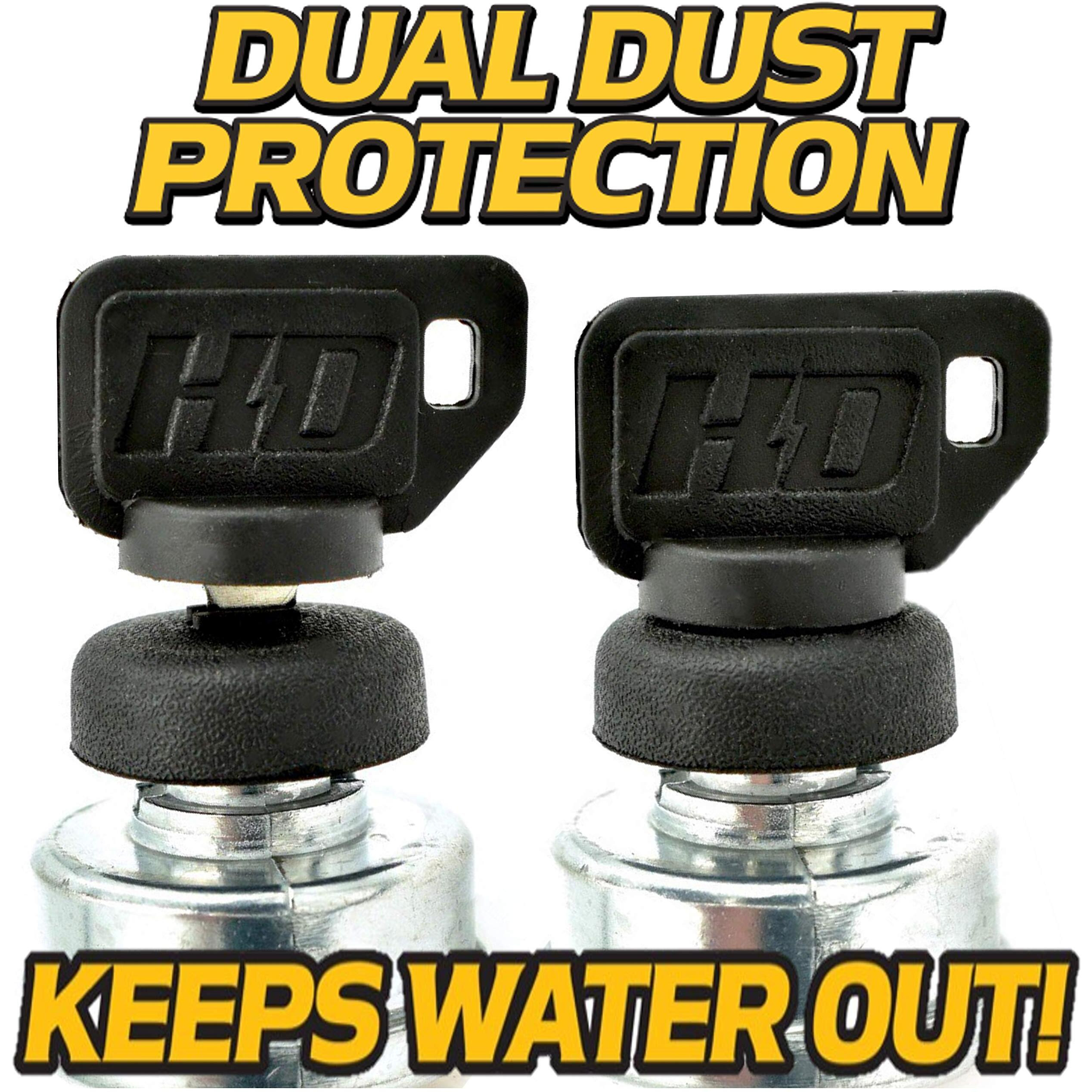 Hd Switch Starter Ignition Switch Replaces Kohler 25 099 32-S  25-099-32-S  25 099 37-S  25-099-37-S - Ultimate Protection  Umbrella Key Upgrade - W/ 2 Keys & Free Carabiner