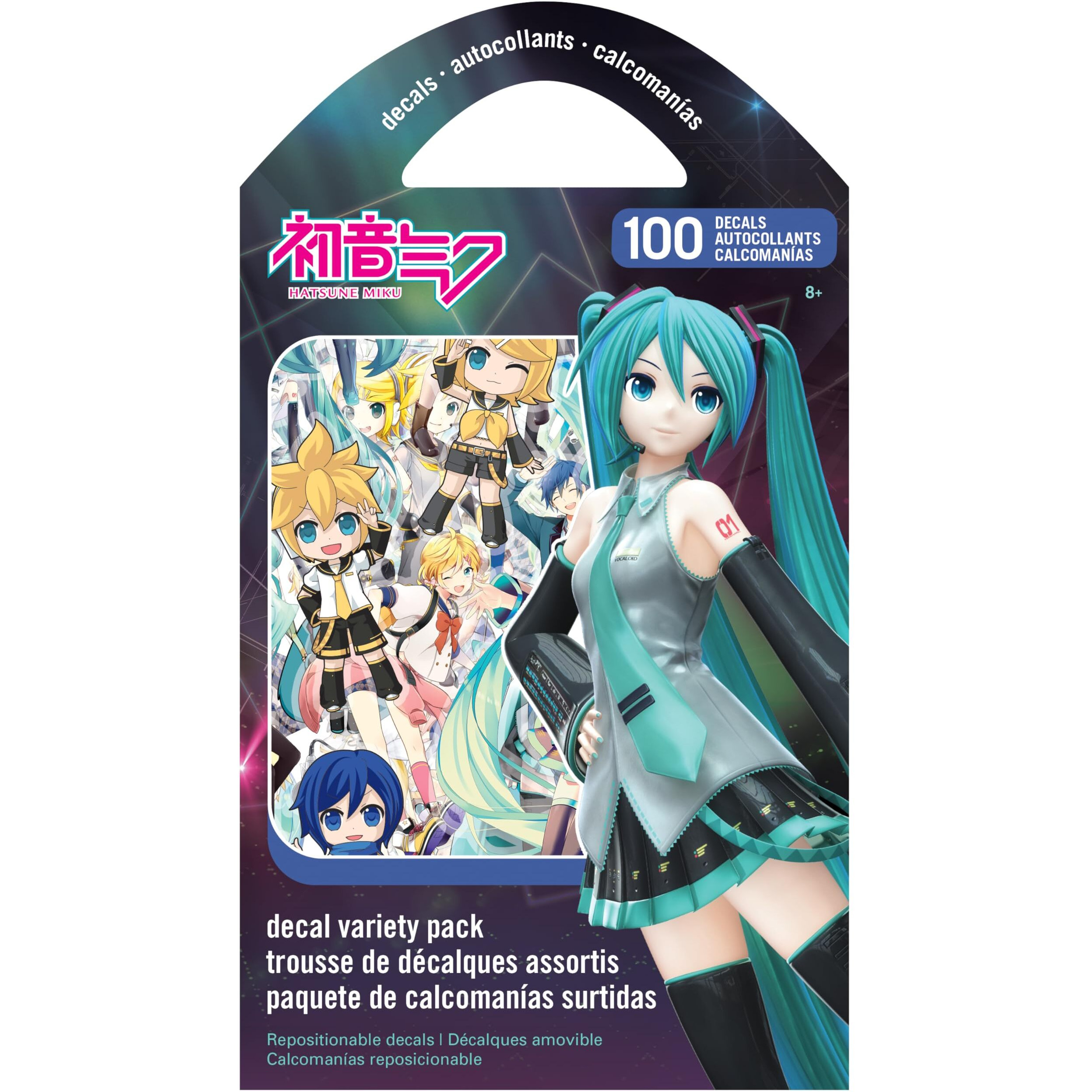 Trends International Hatsune Miku Decal Variety Pack  Multicolor