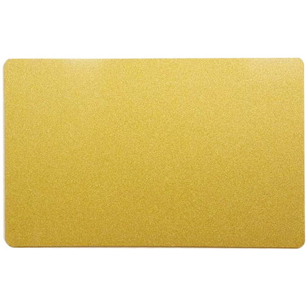 Ebamaz Sublimation Print Metal Business Cards Tablet Thick 86X54Mm Pack Of 10Pcs (Aluminum 0.45Mm Thickness  Pearled Golden  Blank)