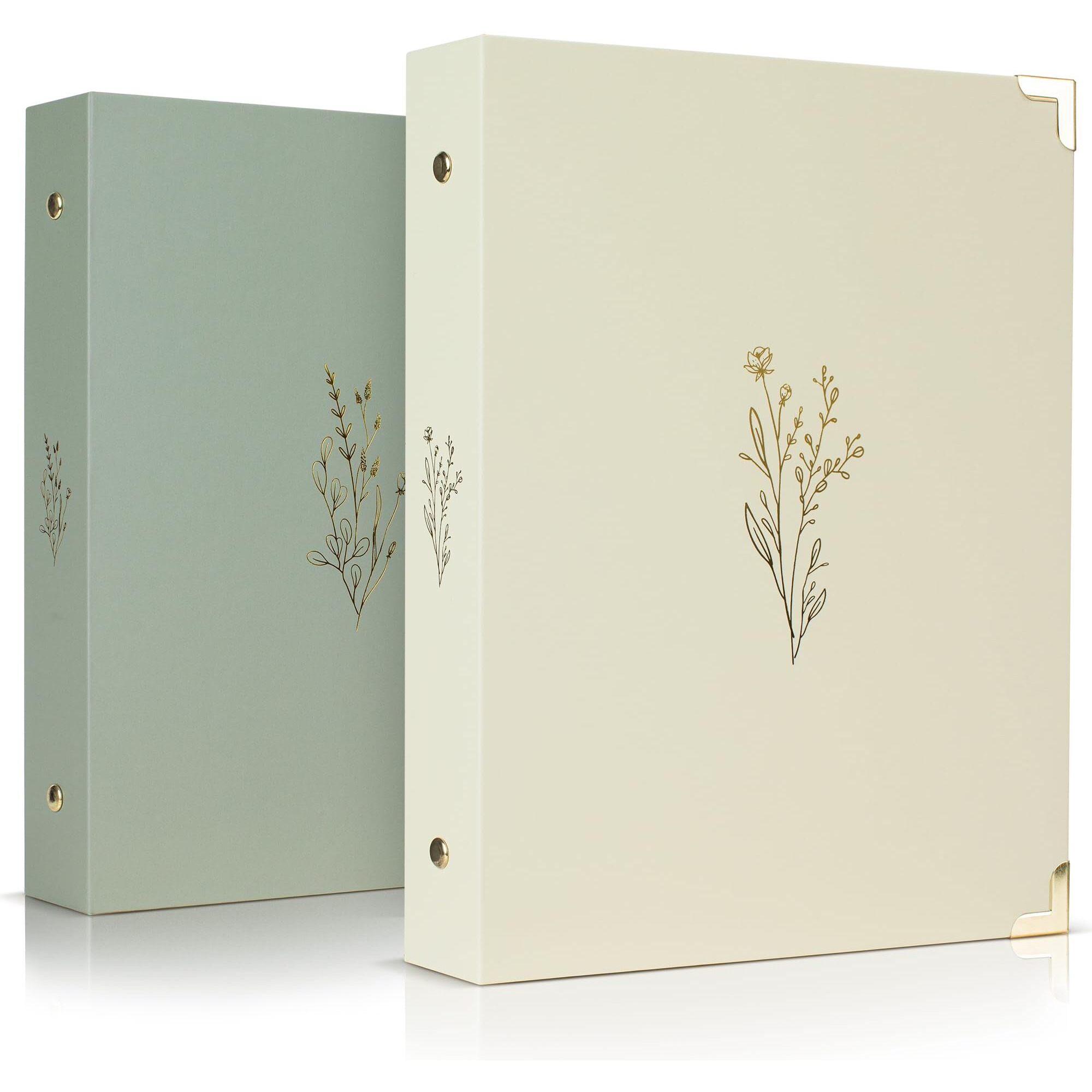 Aesthetic 6 Ring A5 Binder Set Of 2 - The Perfect Small 0.75 Inch Planner Binder For Journaling Or Collections - Refillable Notebook Binder With Pocket