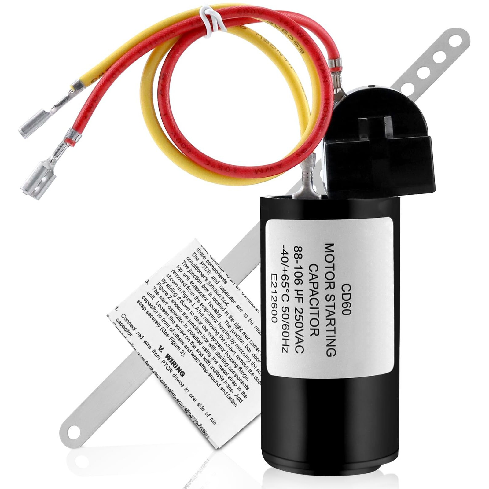 8333A9021 Air Conditioner Hard Start Kit By Ami Parts Fits For Coleman Hard Start Capacitor Kit 8333A9021 Pkg 8335-9021  And 9333-9021 105620-10-70 Replacement Ac Hard Start Kit