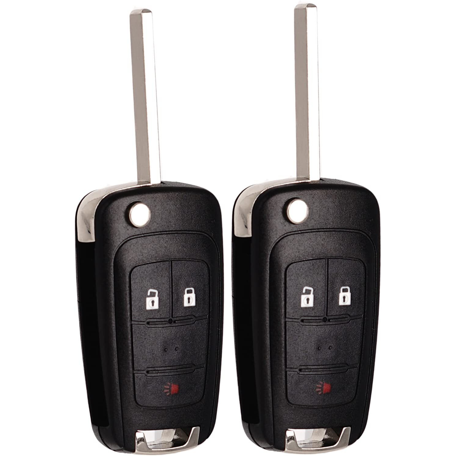 Remote Key Fob Replacement Fits For Gmc Terrain 2010-2020 2021 Chevy Equinox 2010-2019 Sonic 2012-2017 Spark 2016-2017 Trax 2015-2018 Buick Encore 2014-2018 Keyless Entry Remote Oht01060512 3-Btn