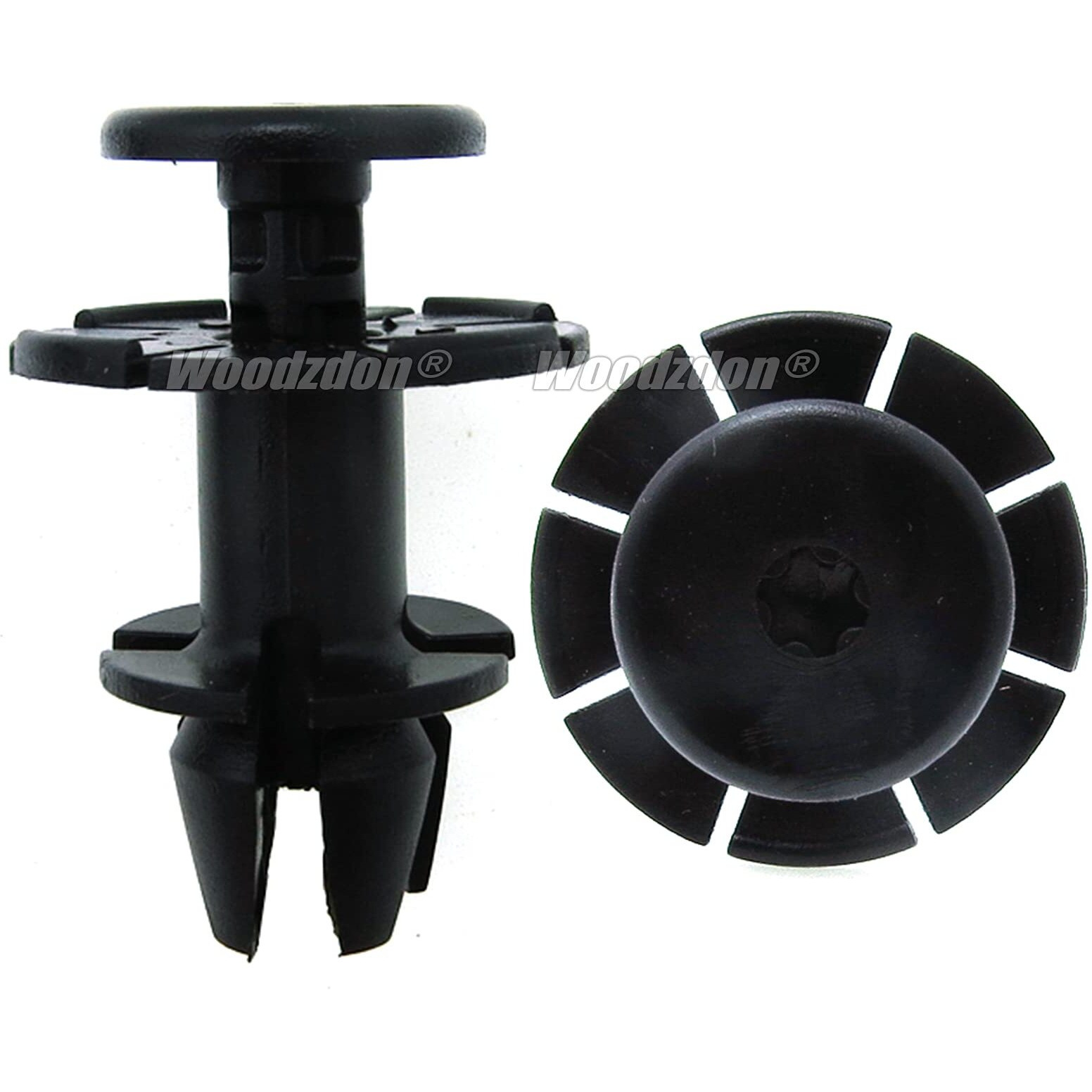 Woodzdon 20 Pcs Rocker Panel Moulding Clip Side Sill Skirt Trim Clip Wheelhouse Trim Retainer Fastener 07147122912 07147122913 For Bmw 1  3  6  X Series E82 E83 E84 X1 E88 E90 E91 E92 E93 M3 E71 X6 M6