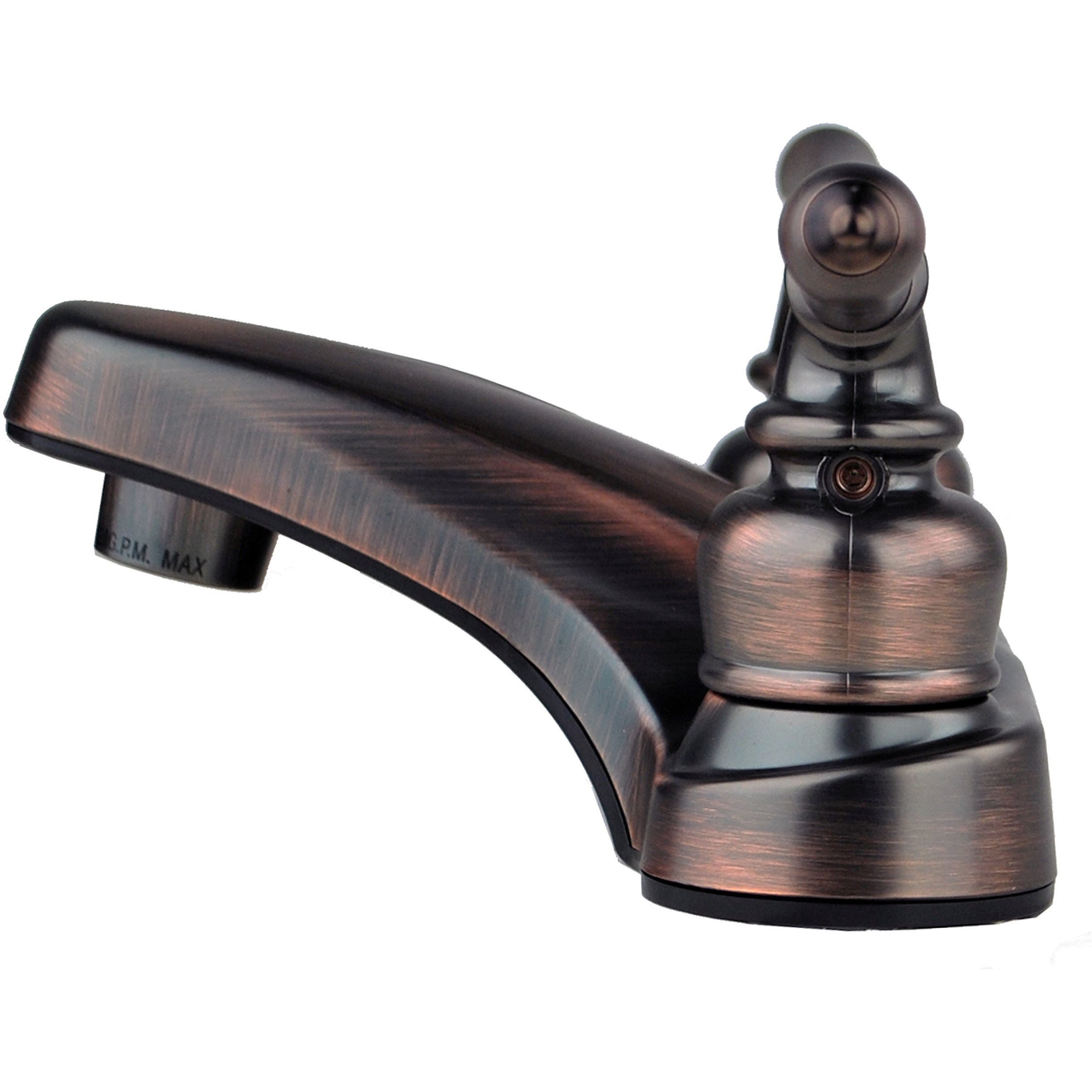 Laguna Brass 2000Bn Rv Mobile Home Non-Metallic Centerset Lavatory Faucet  Brushed Nickel Finish