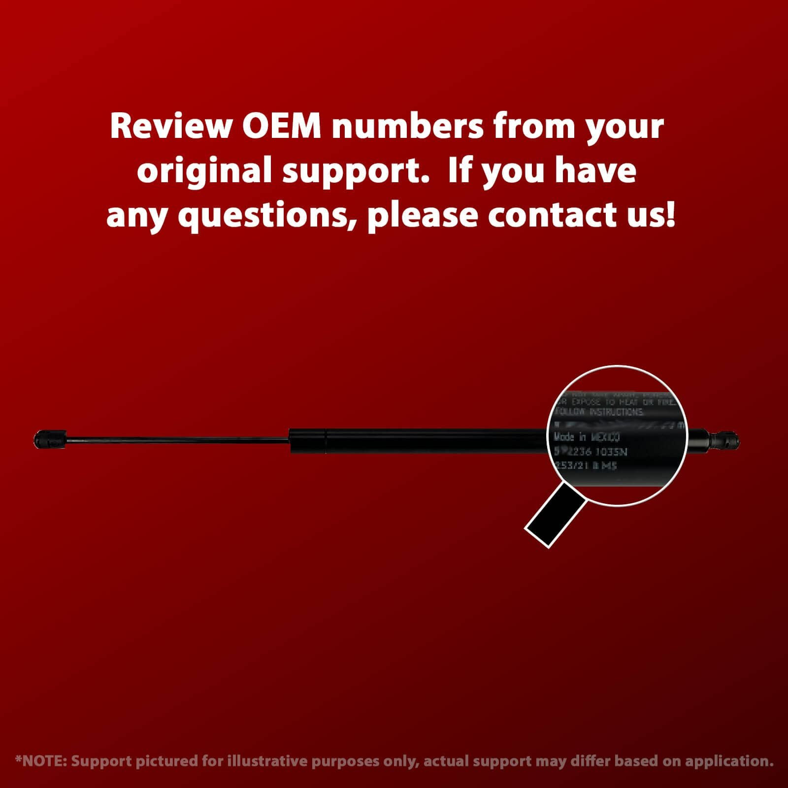 Lift Supports Depot Qty (2) Compatible With Mitsubishi Diamante 1997 To 2004 Front Hood Lift Supports Shocks Struts