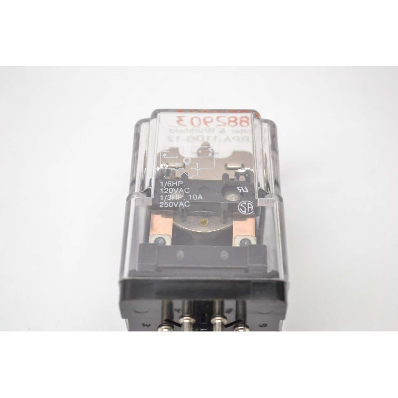 Te Connectivity/Potter & Brumfield Krpa-11Dg-12 Power Relay  Dpdt  12Vdc  10A  Plug In