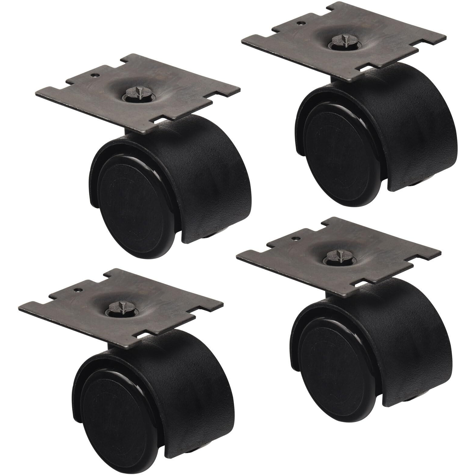 Mwedp 40 Mm Wheel/Plate Assembly Compatible With Vacuum D4 D4C Se E E2 Series Vacuum Cleaner Cart Castor Wheels (4 Pack)