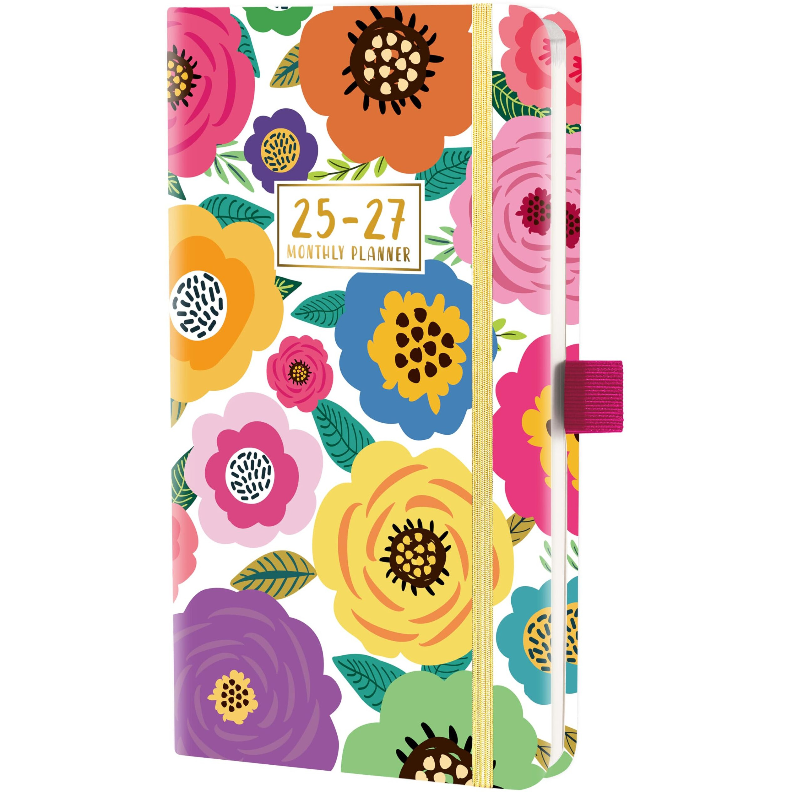 Pocket Planner/Calendar 2025-2027 - Monthly Pocket Planner/Calendar  Jan. 2025 - Dec. 2027  3.8"" X 6.4""  3 Year Monthly Planner  60 Notes Pages