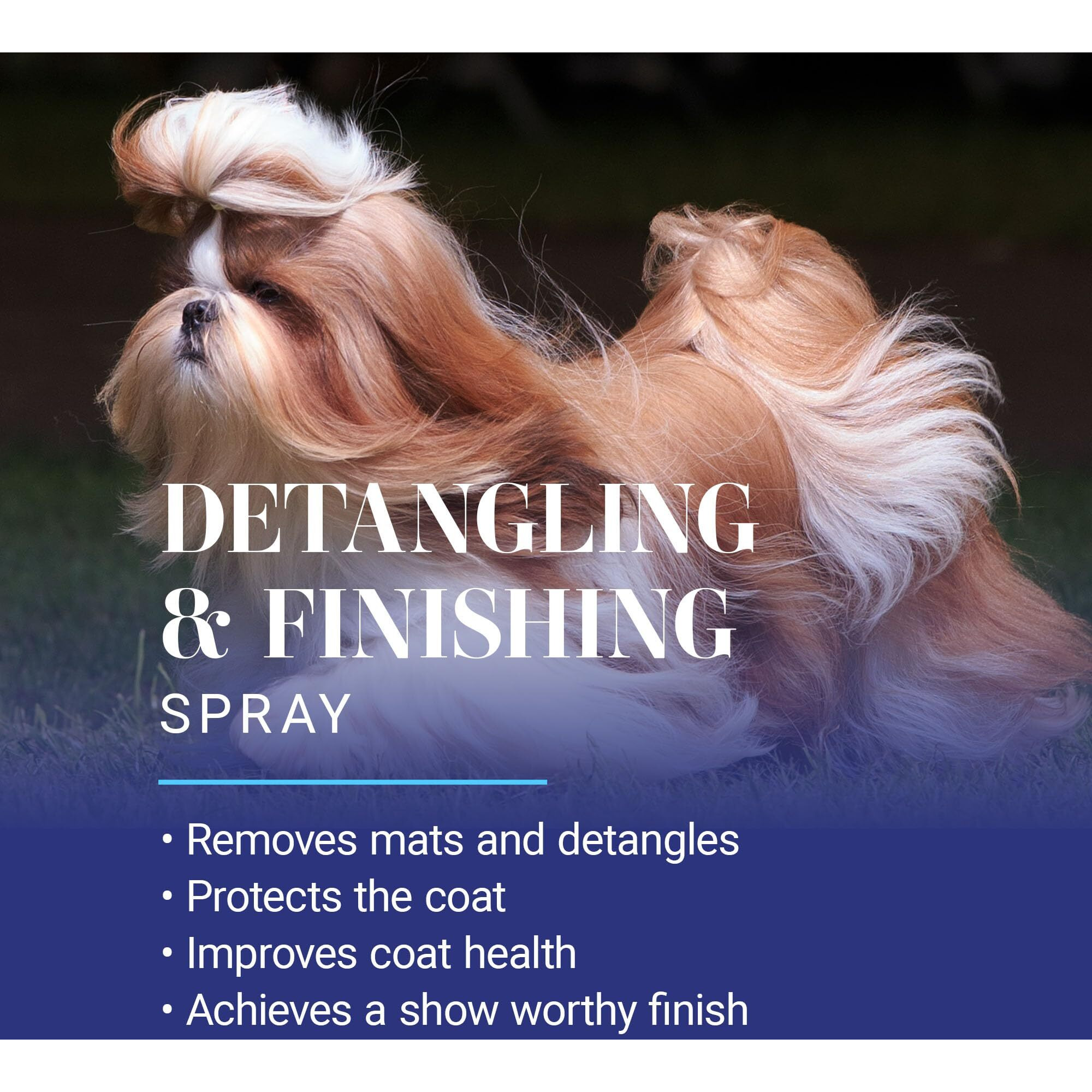 Chris Christensen Ice On Ice Detangling And Finishing Concentrate  Dog Conditioner  Groom Like A Professional  16 Oz