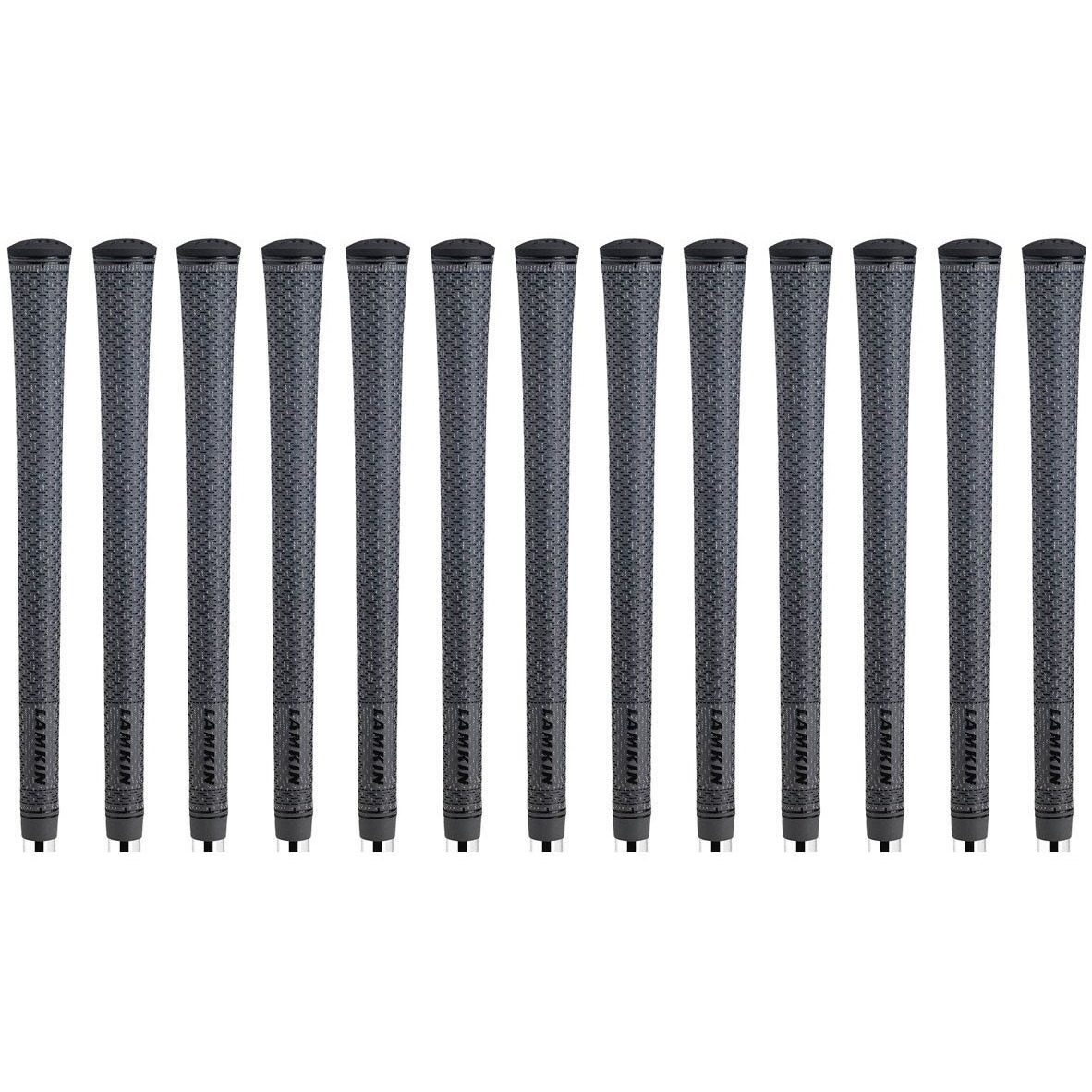 Lamkin Utx Cord Solid Gray Standard Golf Grips  (13 Piece Bundle)
