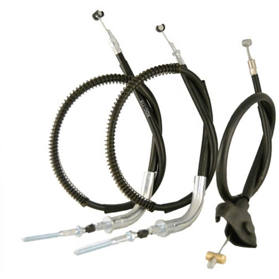 Race Driven Upper And Lower Front Brake Cables For Yamaha Timberwolf Yfb250 Yfb 250 4X4