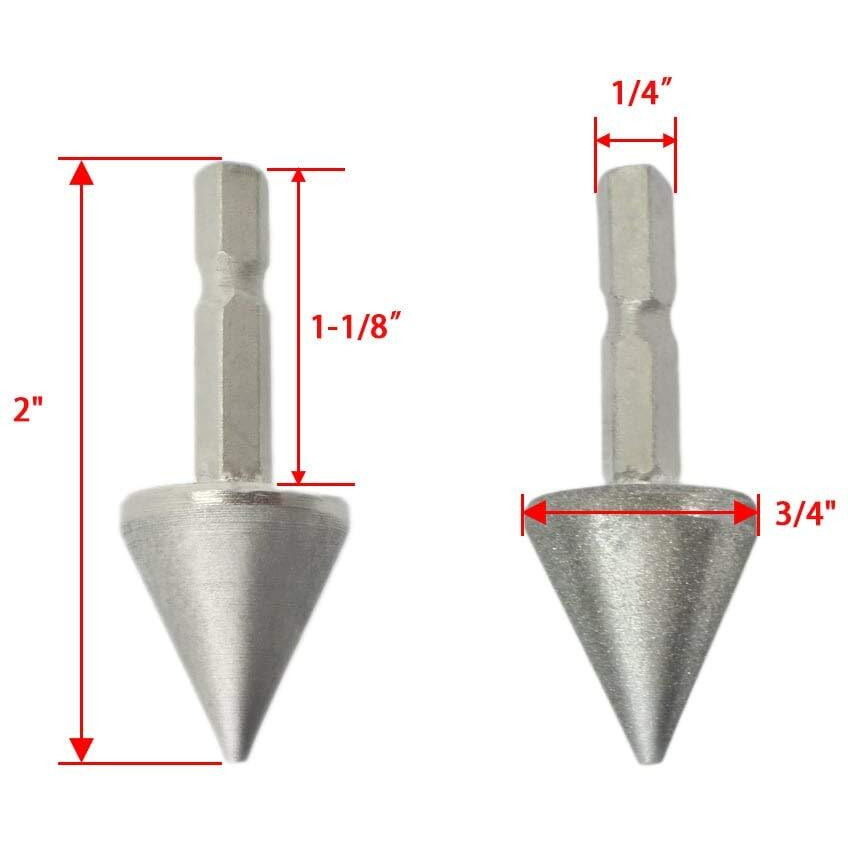 Scottchen Pro Woodworking Square Hole Drill Bit Sharpener Mortise Chisel Bit Sharpening Tool Up To 1/2"" Bit Grit 220/600-2Pack