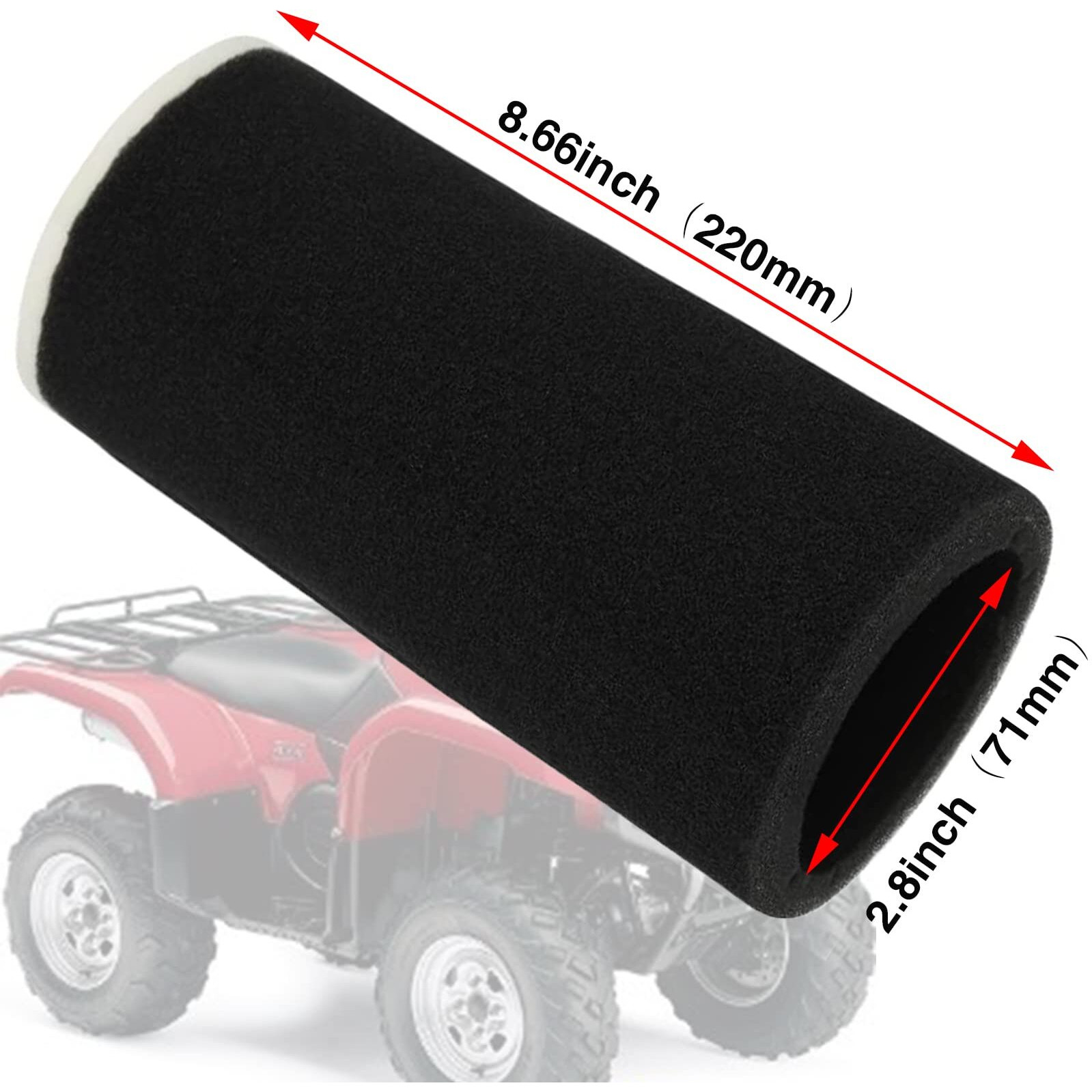 Liyyoo 1Uy-14451-00-00 Air Filter Oil Filter Spark Plug Kit  Compatible With Yamaha Grizzly 660 Yfm660 4X4 2002-2008 Yfm660 Air Filter