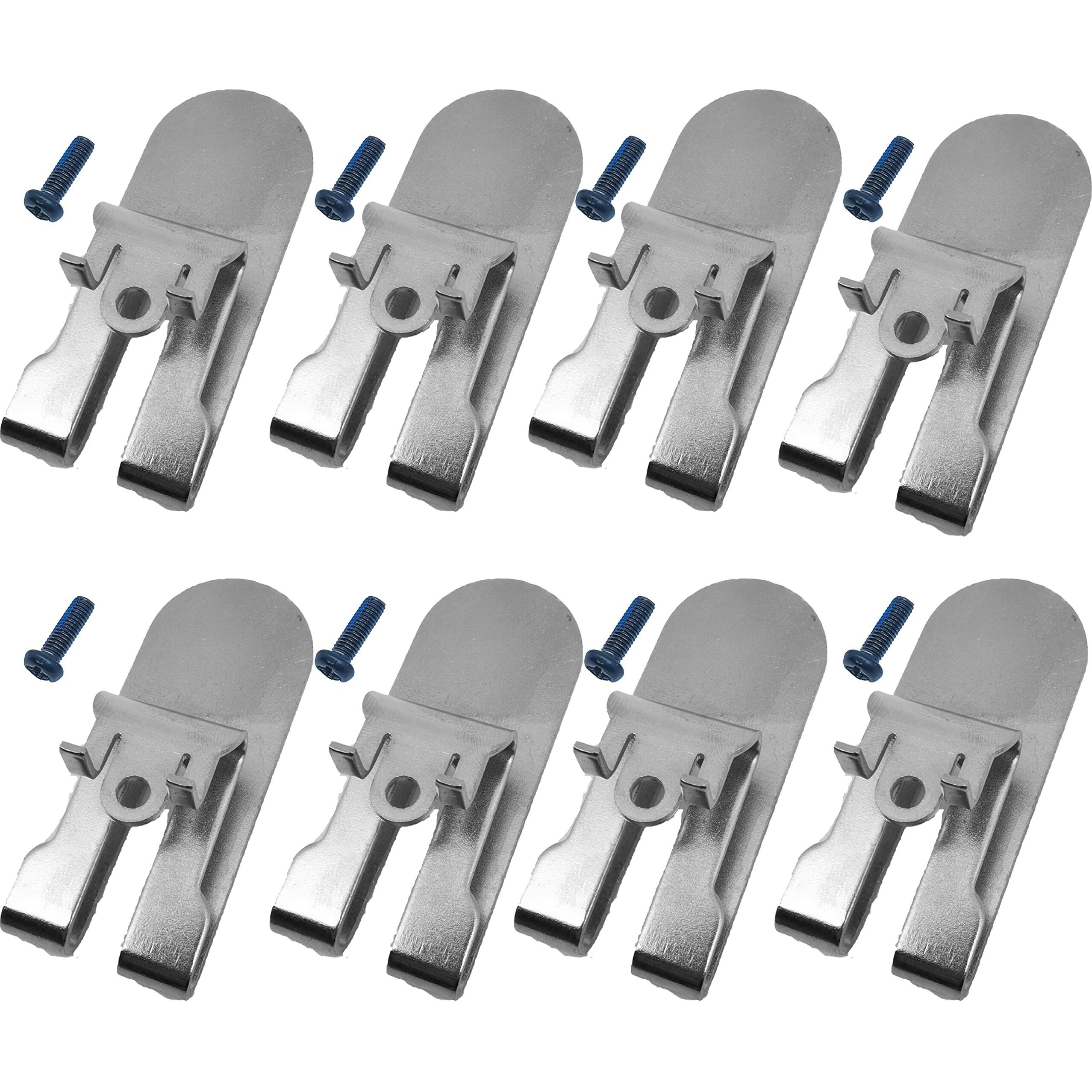 8Pcs N435687 Belt Hook Clip With Glue Dispensing Anti Loosening Screw For Dewalt Dcf620 Dcf620B Dcf622 Drywall Screwgun