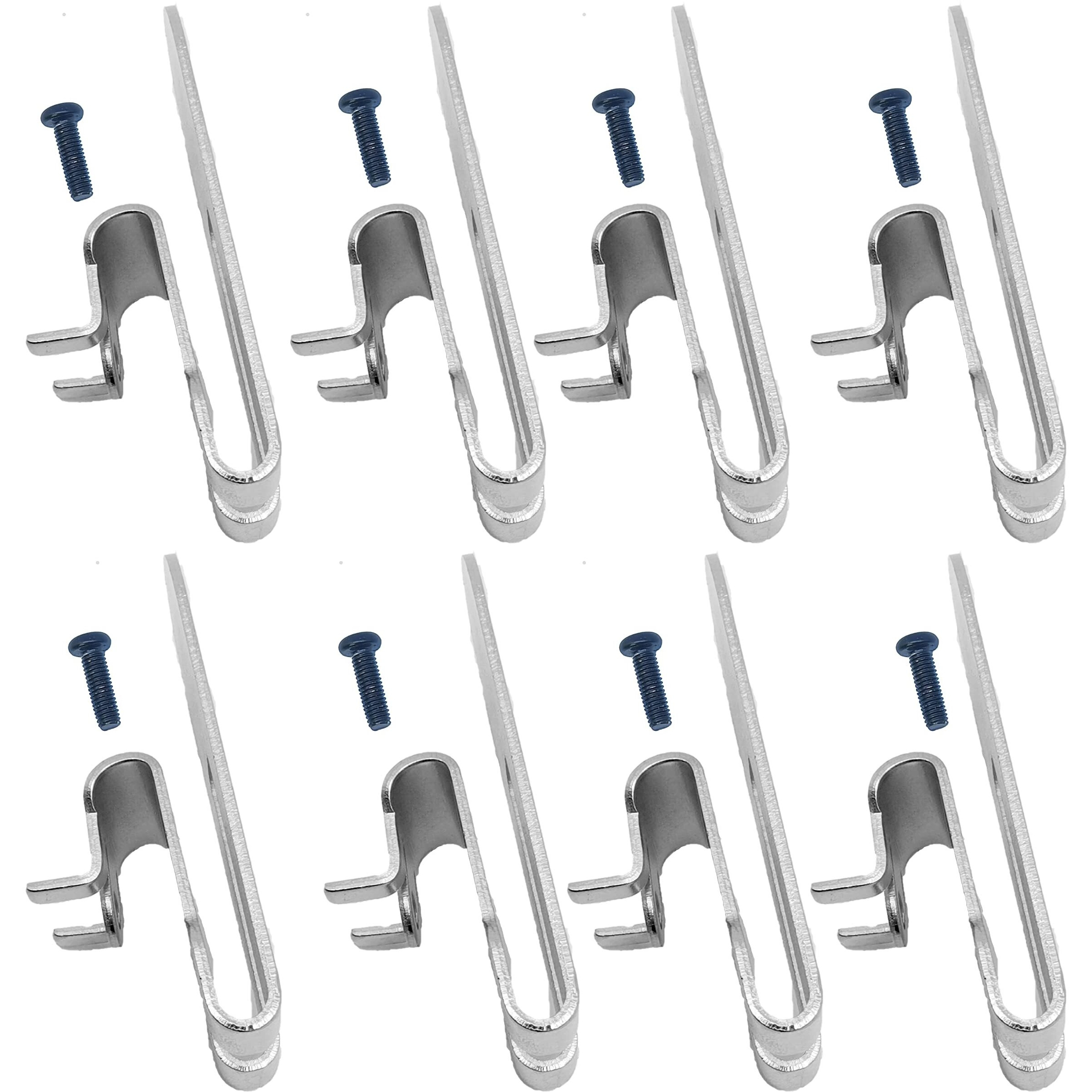8Pcs N435687 Belt Hook Clip With Glue Dispensing Anti Loosening Screw For Dewalt Dcf620 Dcf620B Dcf622 Drywall Screwgun