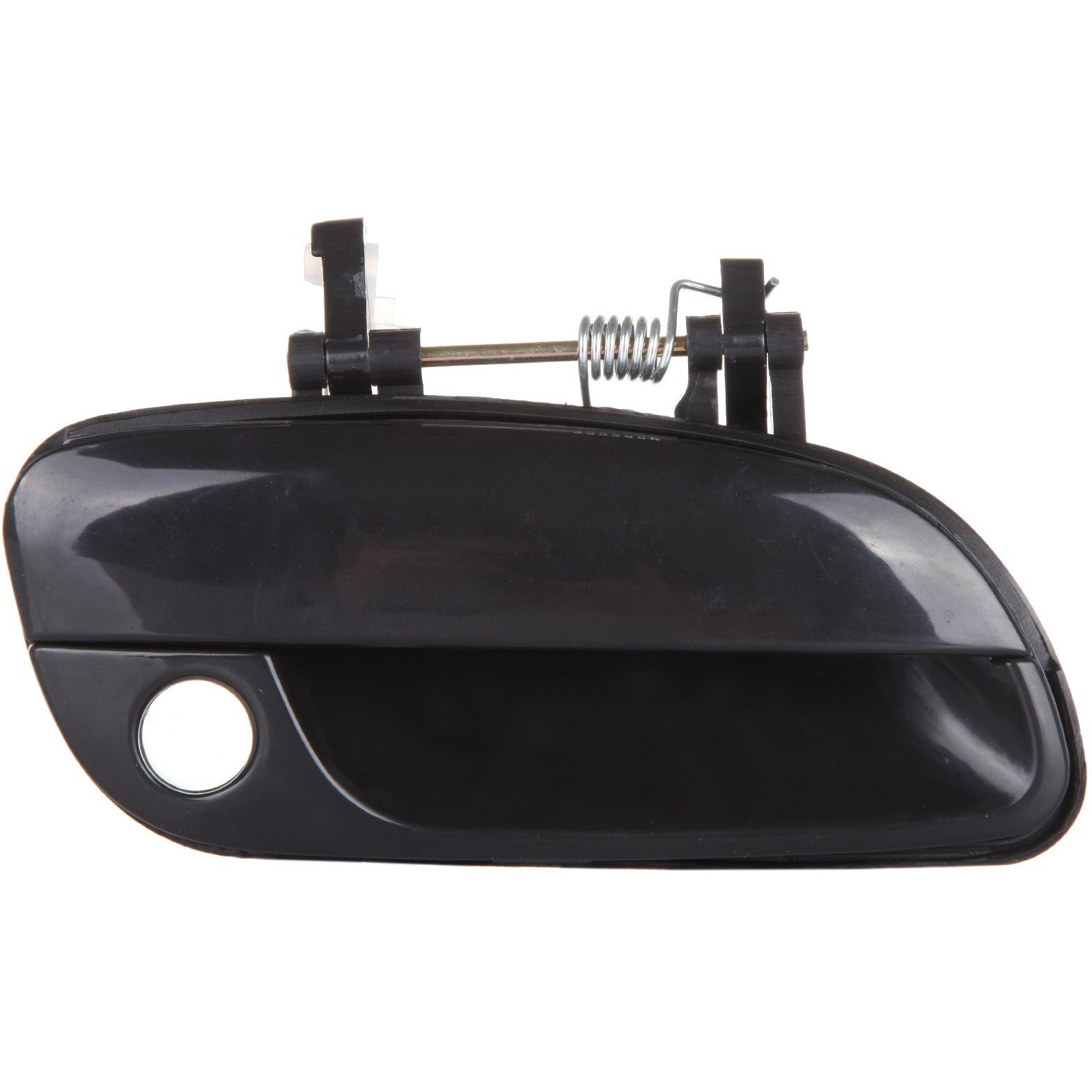 Ocpty Door Handle Exterior Front Passenger Right Side Replacement Fit 2001-2005 For Hyundai Elantra Outside Door Handle Black
