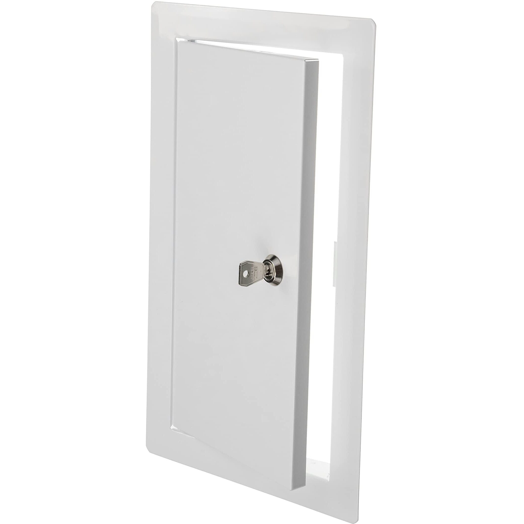 Vent Systems 6'' X 12'' Inch Lockable Metal Access Panel - Easy Access Doors With Locking Mechanism - Access Panel For Drywall  Wall And Ceiling Electrical And Plumbing Service Door Cover