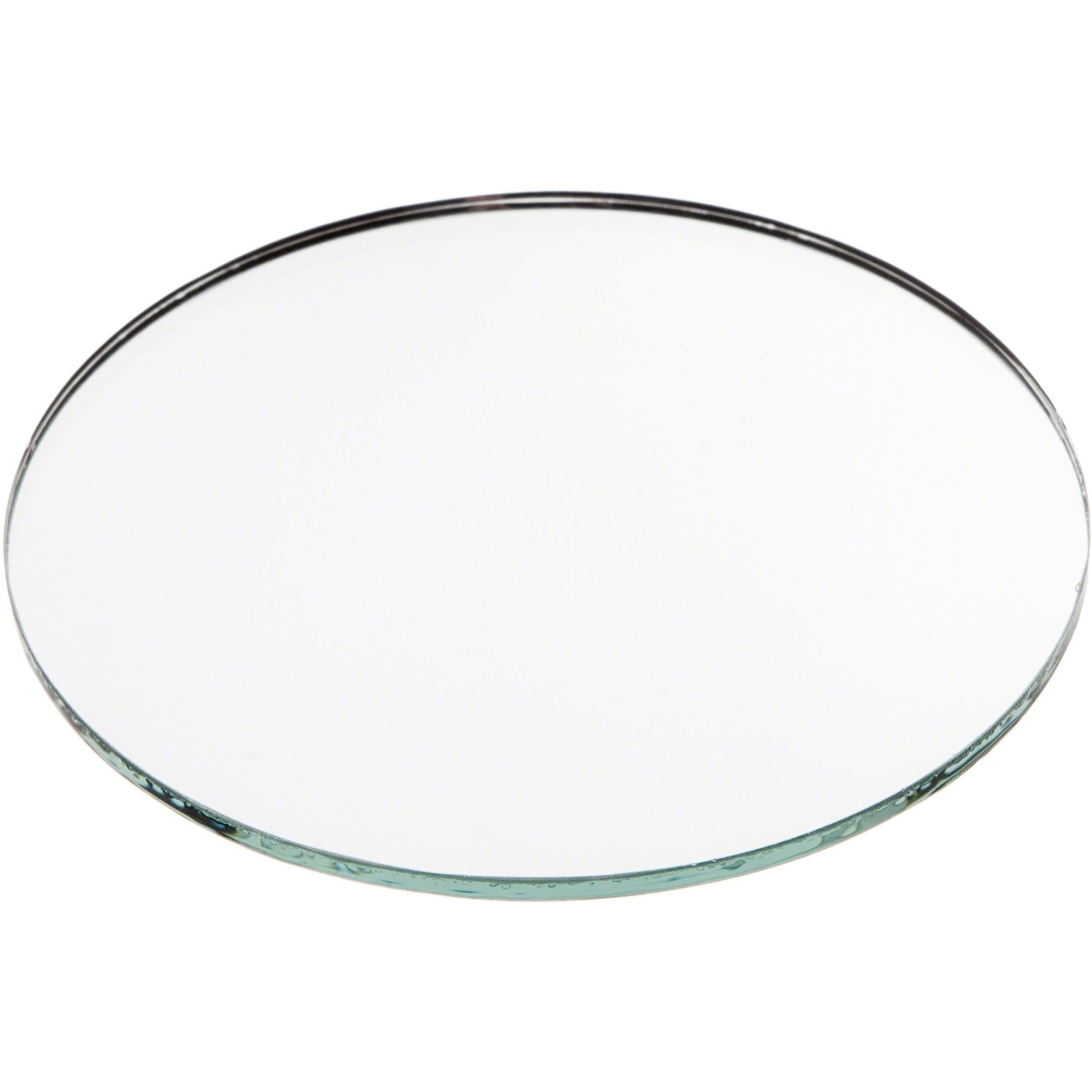 Plymor Round 3Mm Non-Beveled Glass Mirror  4 Inch X 4 Inch