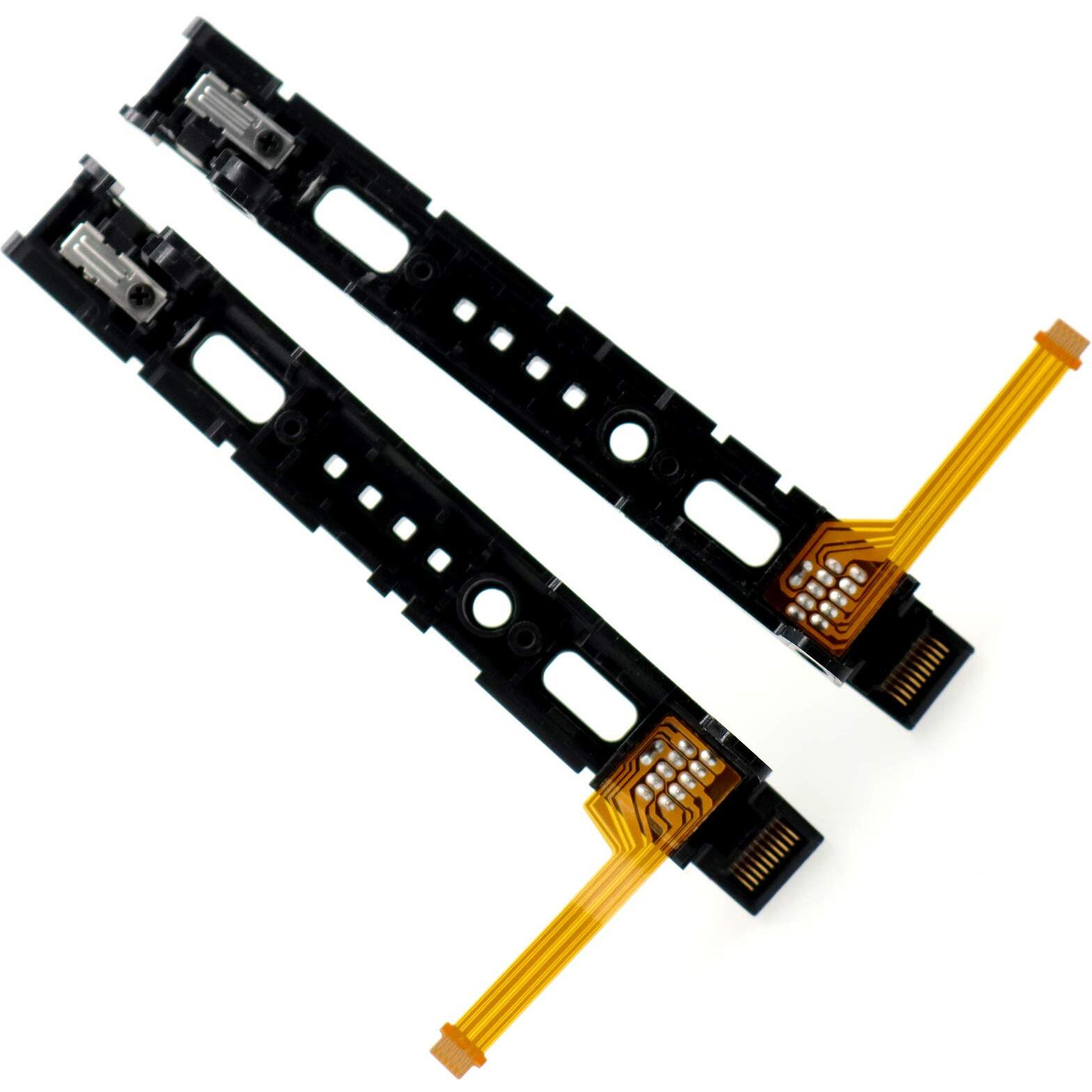 Deal4Go Left & Right Joycon Slide Rail W/Sensor Flex Cable Compatible With Nintendo Switch & Switch Oled Joy-Con Controller Slider Rail
