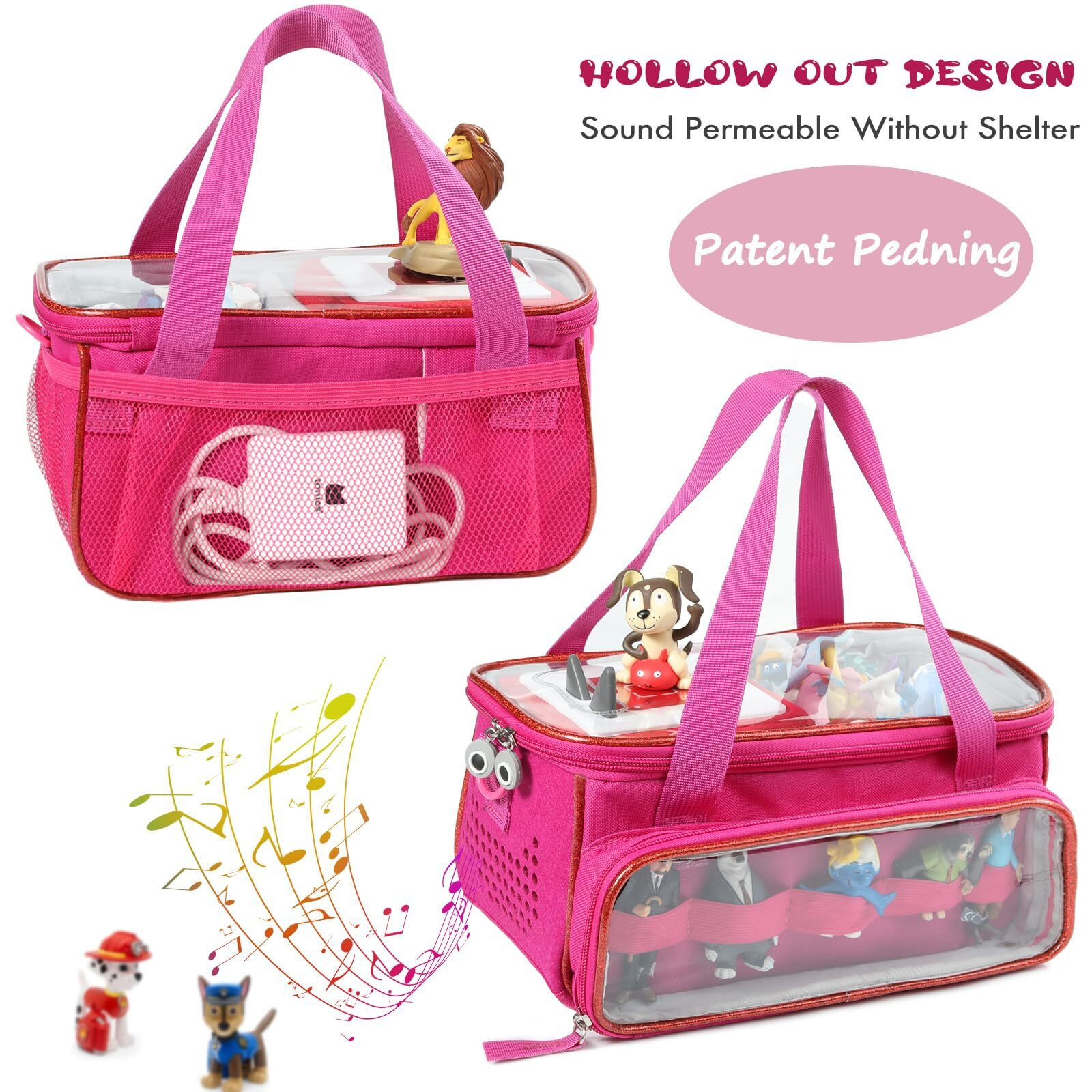 Carrying Case Compatible With Toniebox  Tonis Case For Tonie Characters  Tony Figures  Toniebox Starter Set  Tonie Headphones (Patent Pending) Case Only