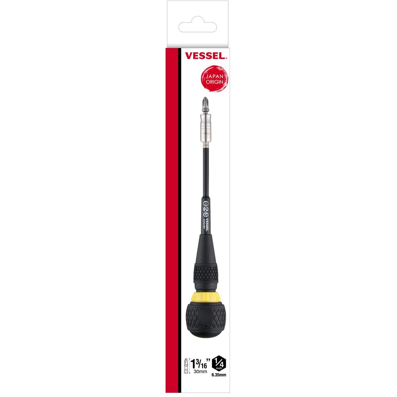 Vessel - Ball Grip Ratchet Interchangeable Screwdriver 2200Mbh120