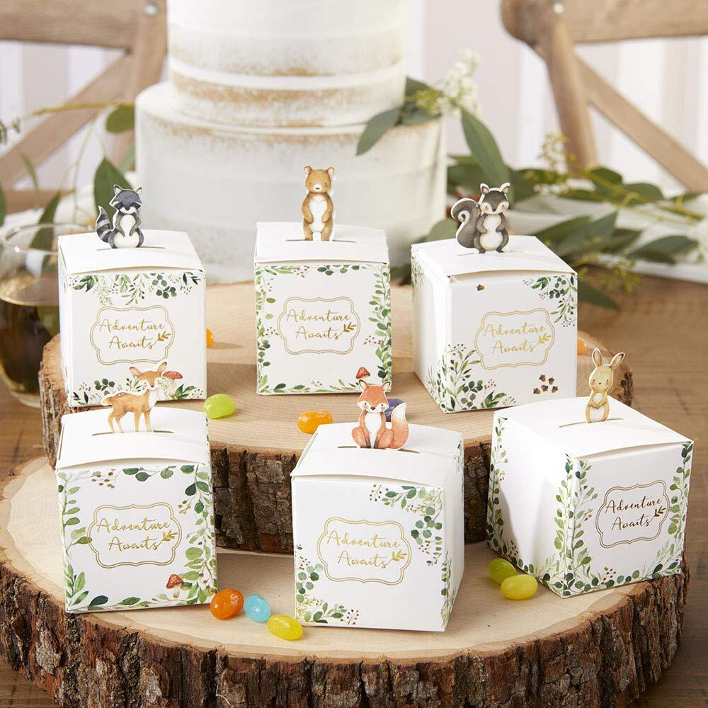 Kate Aspen Woodland Baby Shower  24 Count (Pack Of 1)  Favor Boxes