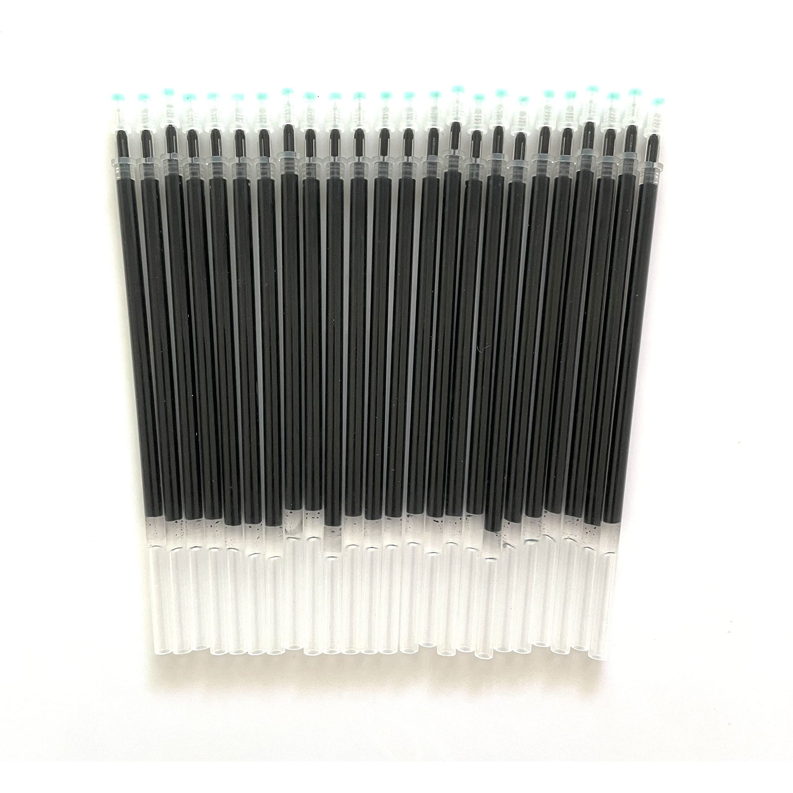 Sencoo 24-Pack 0.5 Mm Black Gel Ink Pen Replace Refills Office Pen Refills