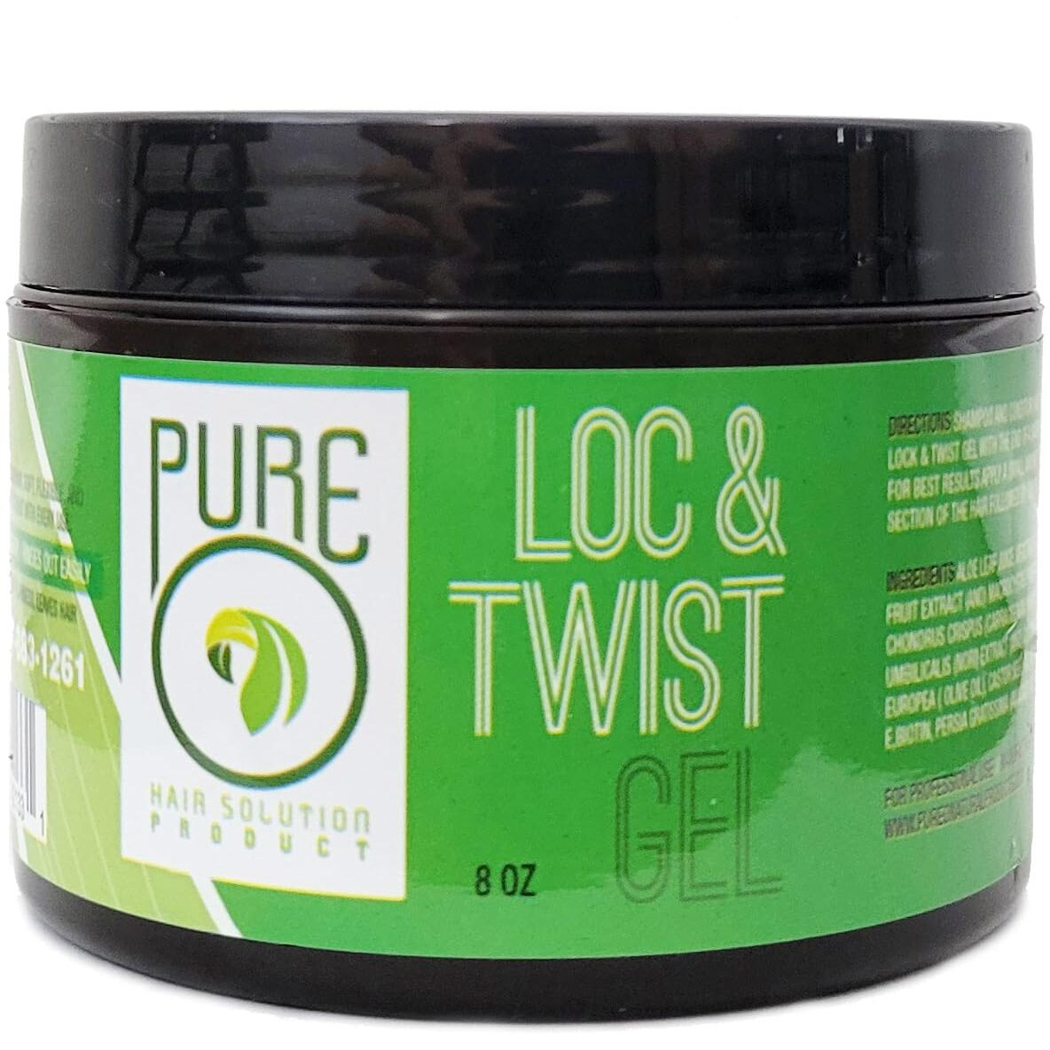Pure O Hair Solution Product Lock & Twist Gel 8 Oz (Pack Of 1)