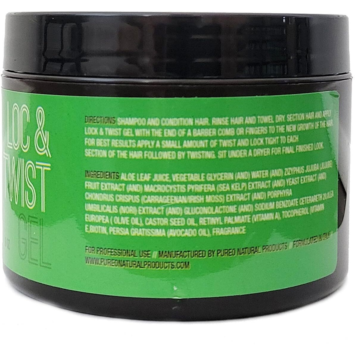 Pure O Hair Solution Product Lock & Twist Gel 8 Oz (Pack Of 1)