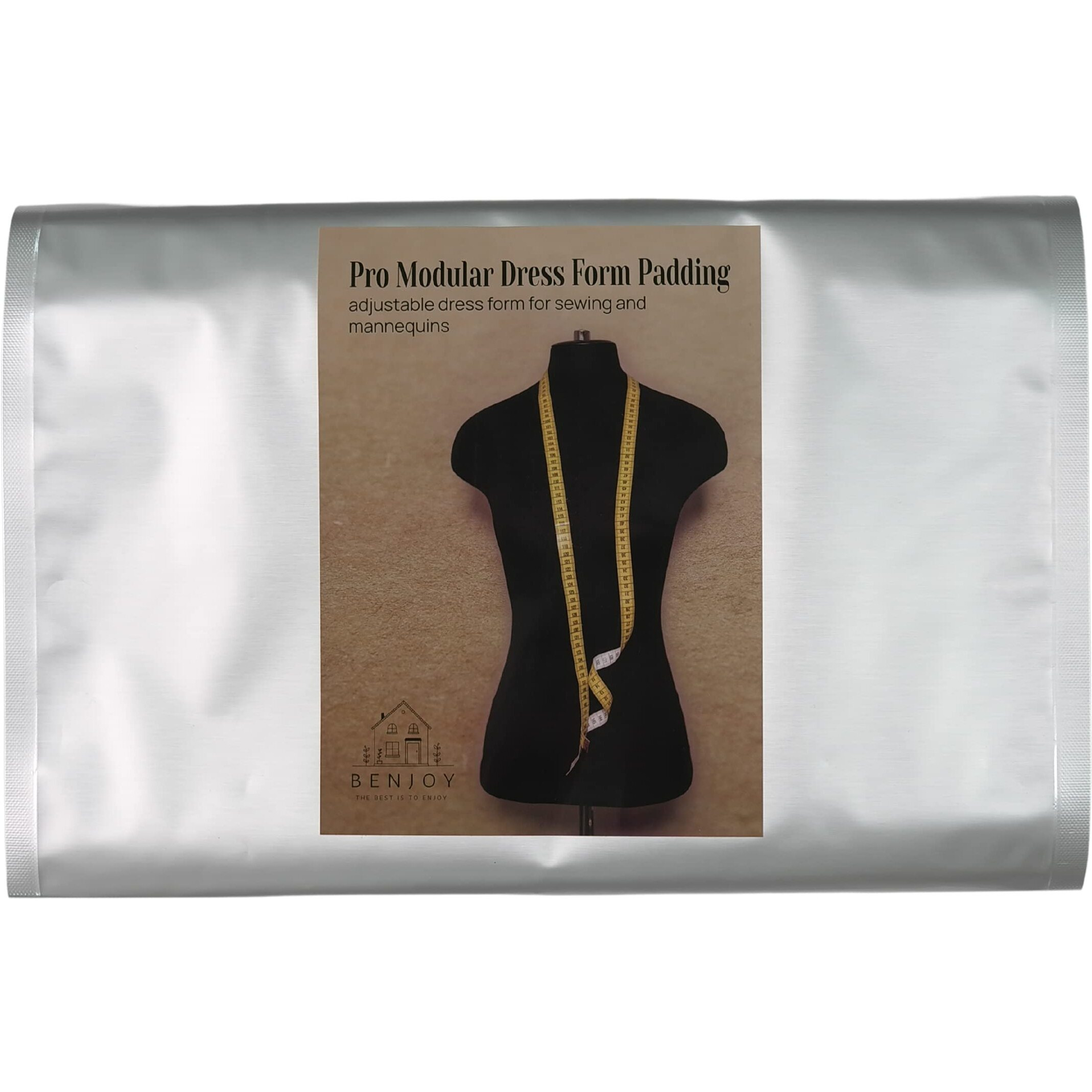Pro Modular Dress Form Padding Regular Size Kit (20 Pieces) - Adjustable Body Form Padding Set For Sewing And Mannequin - Adult Female Dress Padding - Dress Making And Tailoring Accessories
