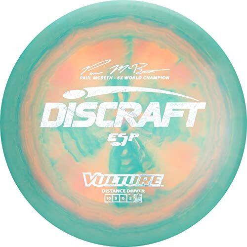 Discraft Esp Vulture Paul Mcbeth 6X Signature Series 173-174 Gram Distance Driver Golf Disc