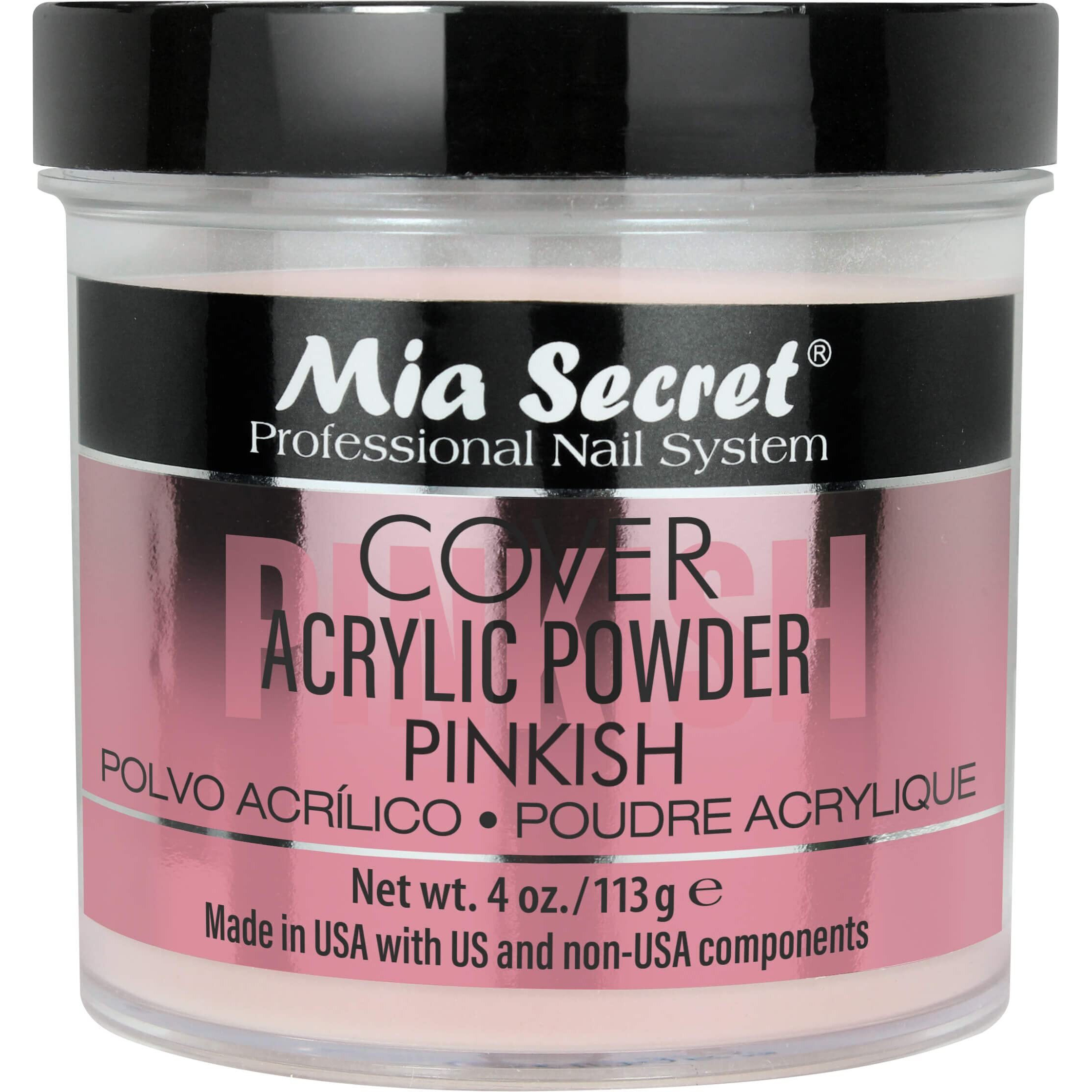 Mia Secret Cover Pinkish Acrylic Powder (4Oz)