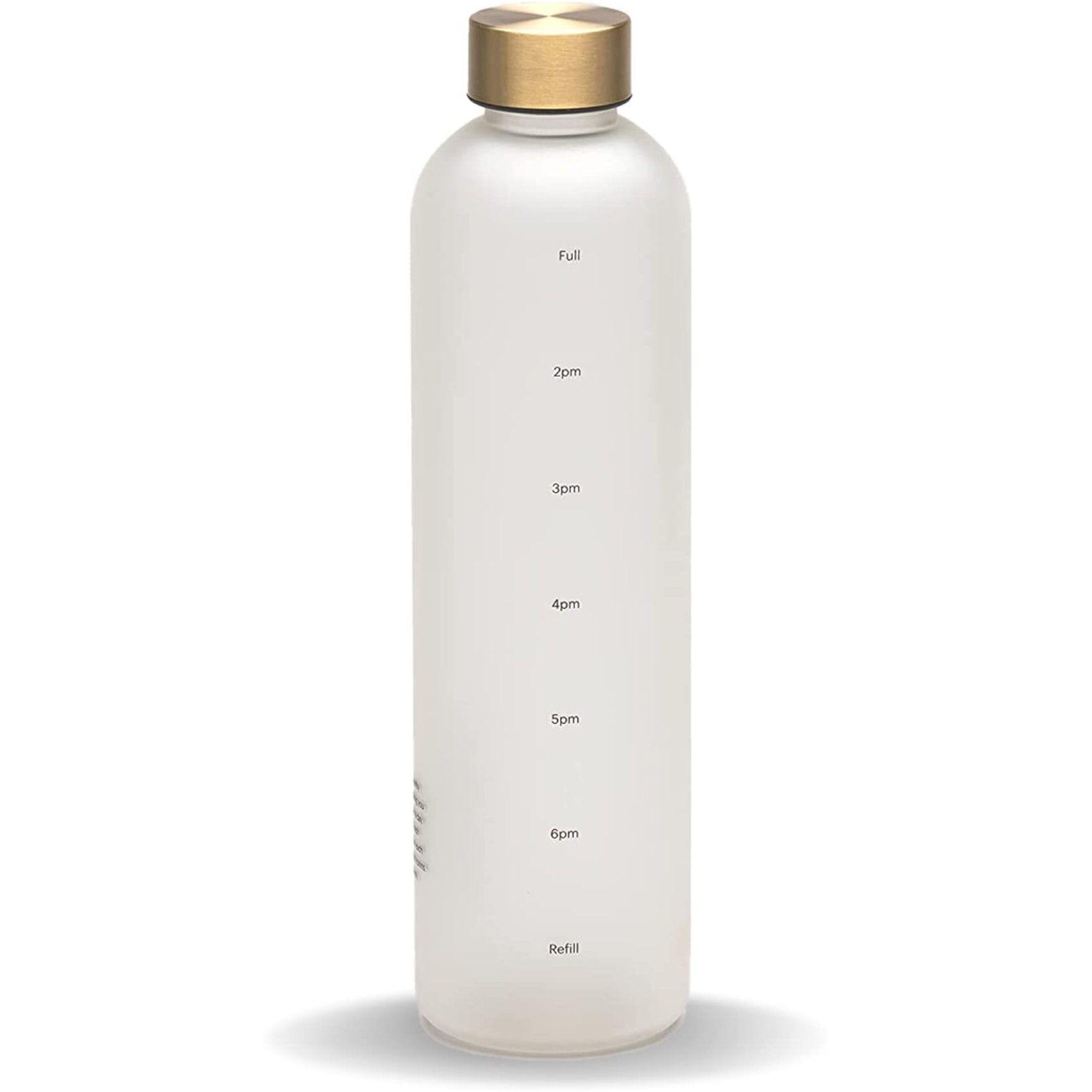 Healthish Original Time Marked Motivational Water Bottle Leak Proof Lid For Gym  Sports  Fitness Or Work For Women And Men 1 Liter | 33 Oz