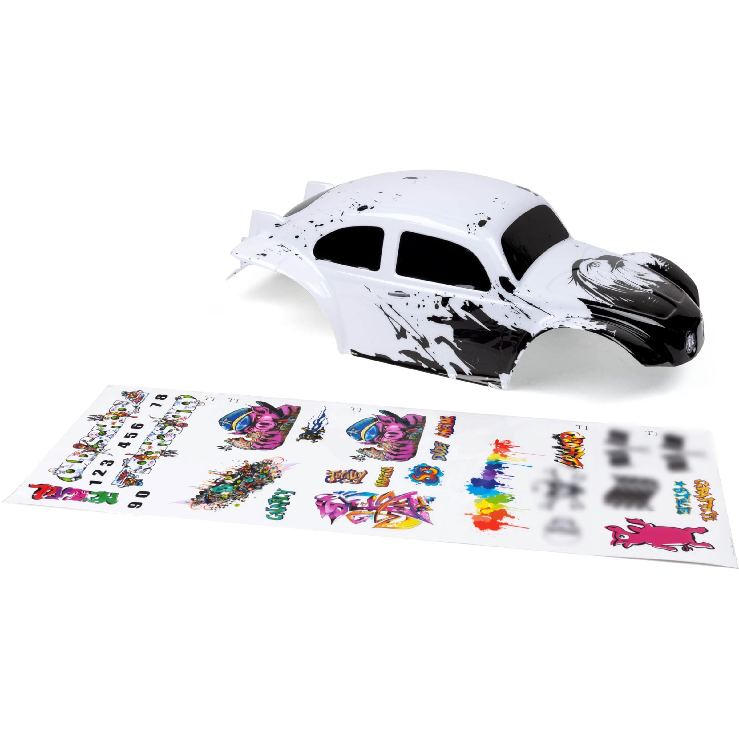 Summitlink Custom Body Compatible For 1/10 1/8 Scale Rc Car Or Truck (Truck Not Included) (Unpainted With Stickers)