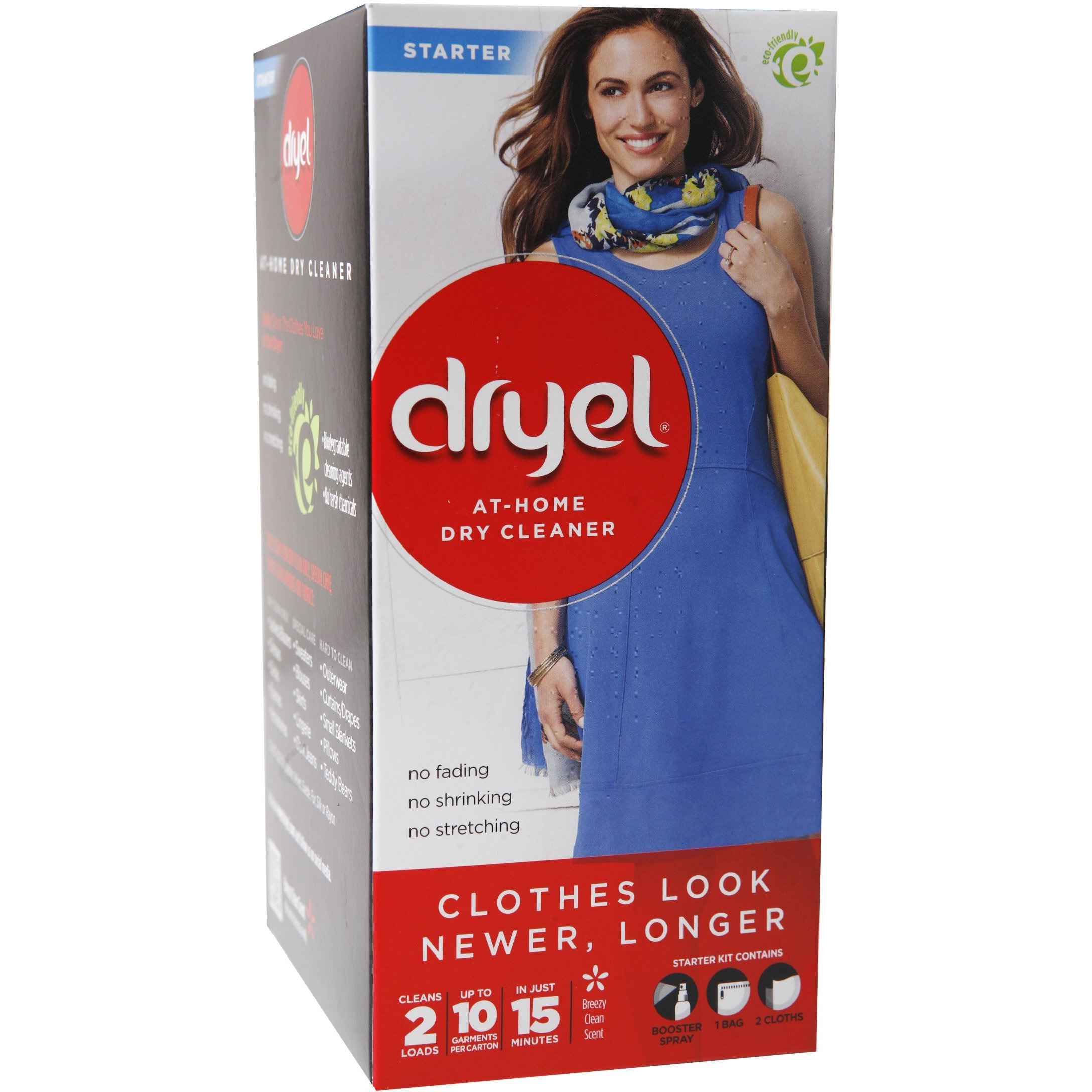 Dryel At-Home Dry Cleaning Starter Kit With Bag  Breeze Clean Scent 1 Kit