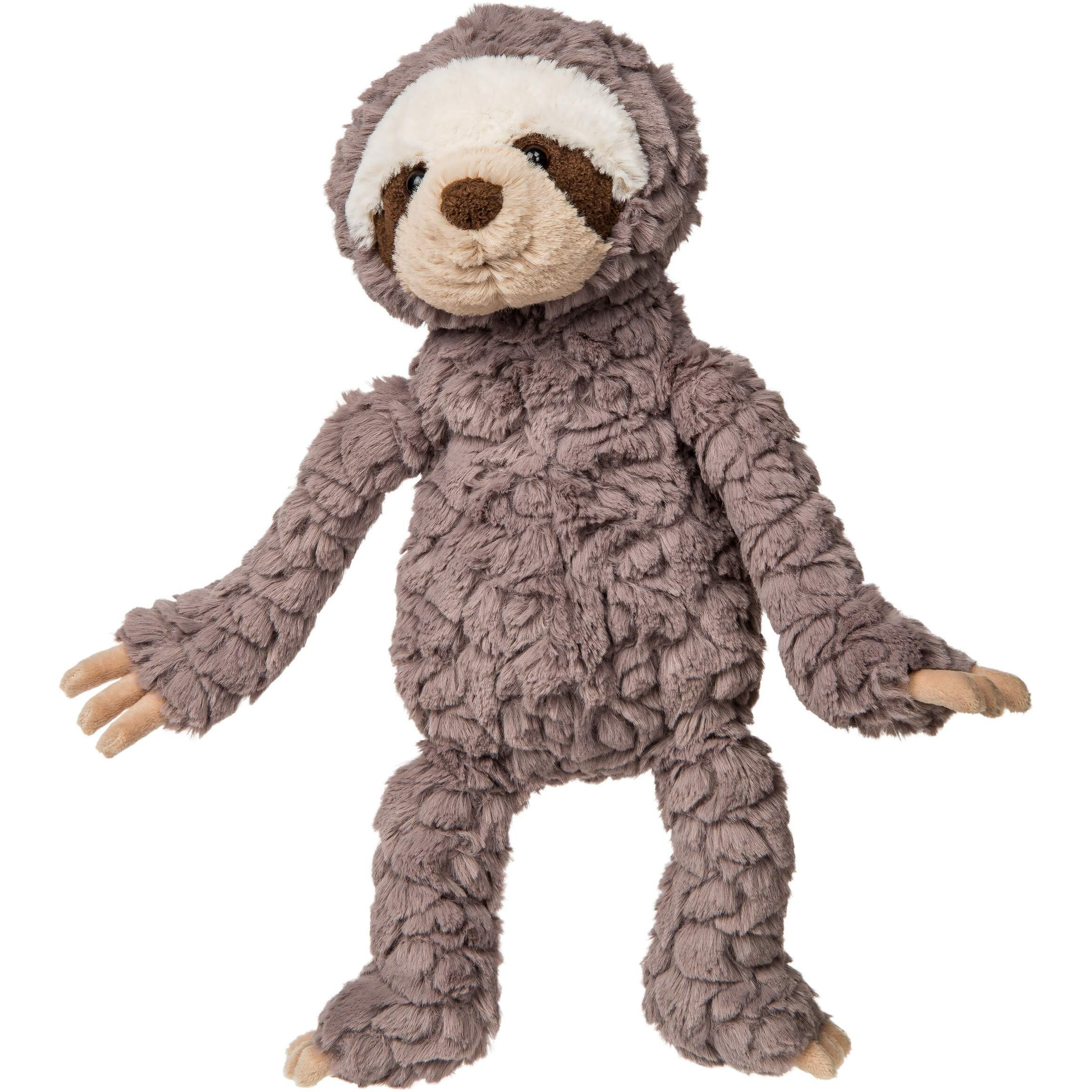 Mary Meyer Grey Putty Stuffed Animal Soft Toy  Sloth  12-Inches