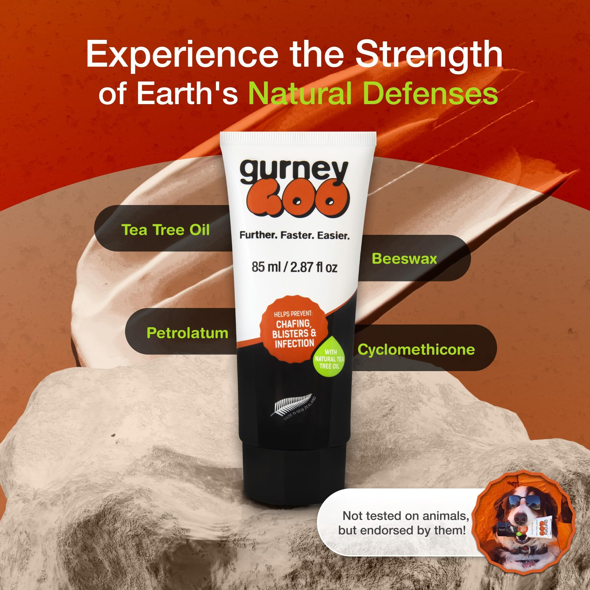 Chafing Cream For Women & Men  Anti Chafing  Blistering & Pruning Essential With Tea Tree Oil  Ideal For Trench Foot & Thigh Chafing Prevention  85 Ml - Gurneygoo