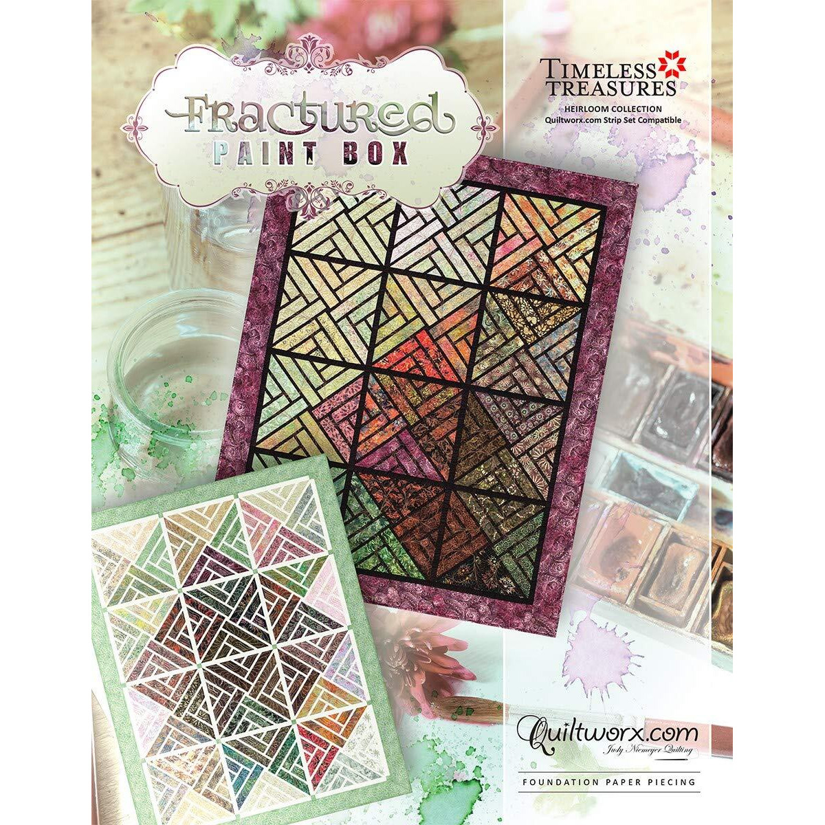 Fractured Paint Box Quilt Pattern By Quiltworx