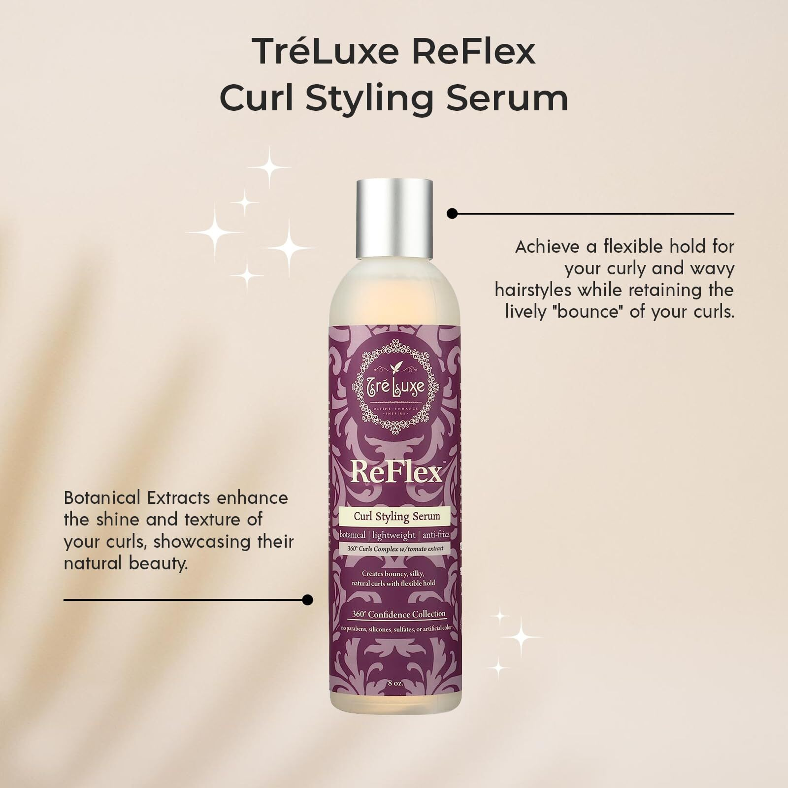 Treluxe Reflex Curl Styling Serum  8 Fz