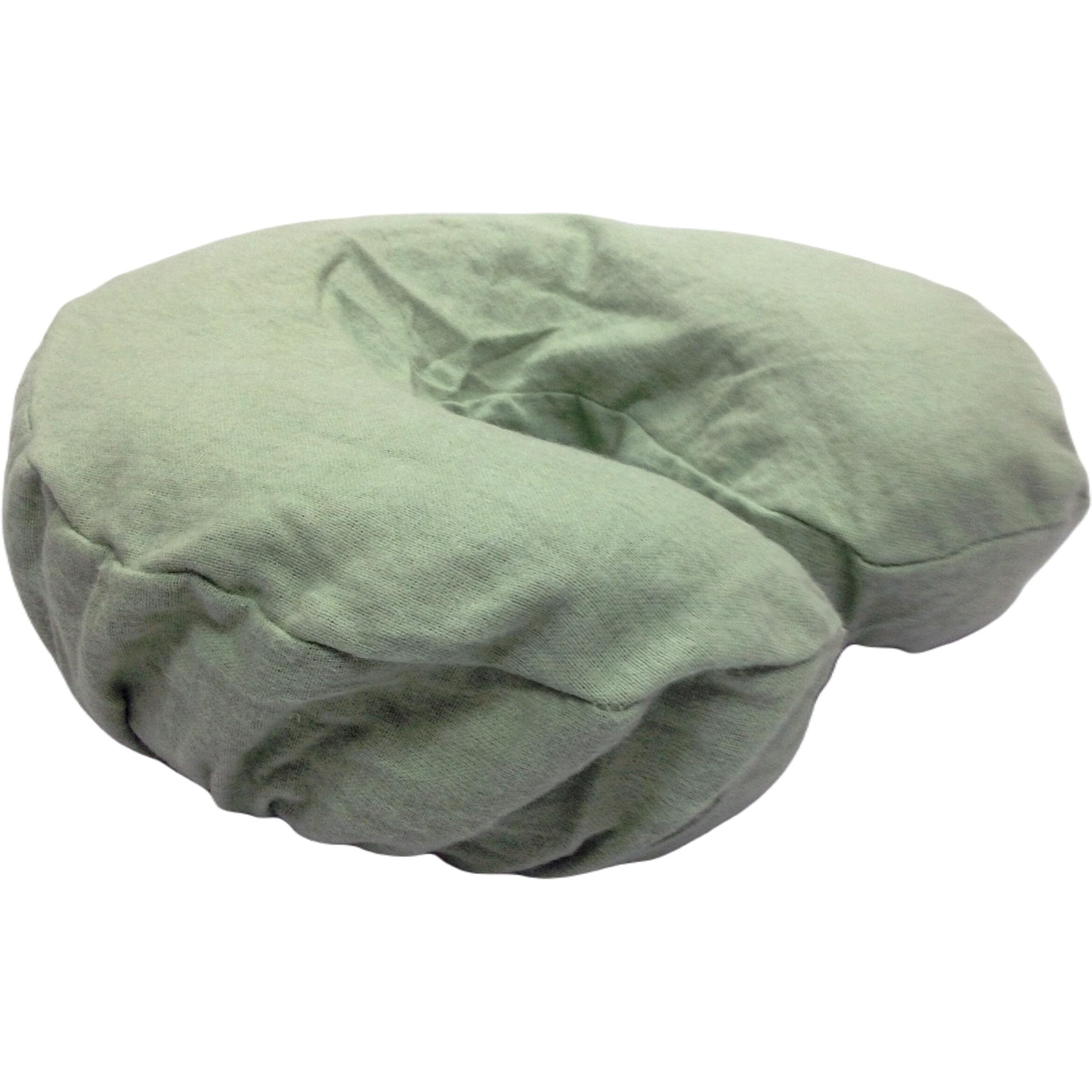 Deluxe Flannel Massage Face Rest Cover Cozies  Includes 4Pcs (Sage Green)