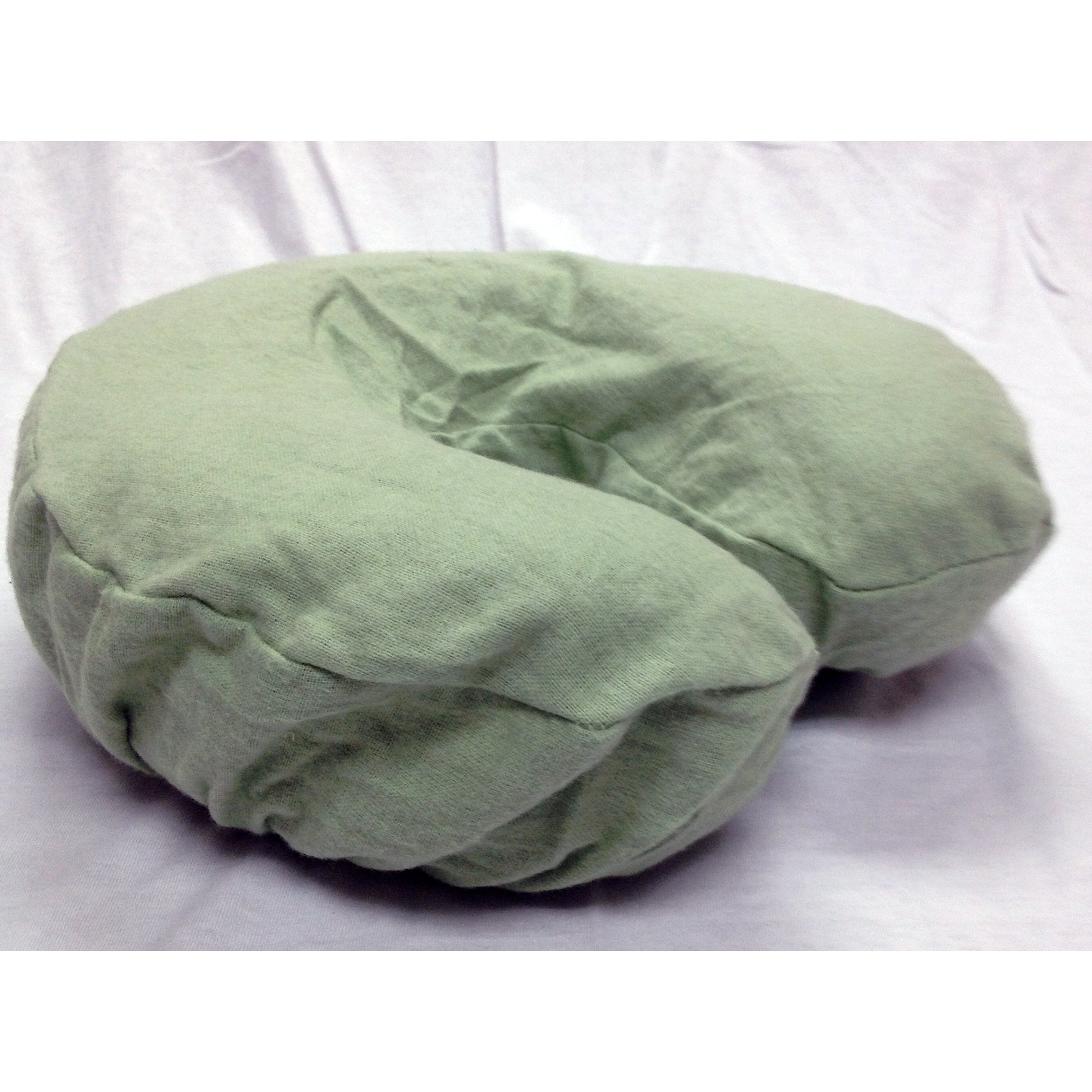 Deluxe Flannel Massage Face Rest Cover Cozies  Includes 4Pcs (Sage Green)