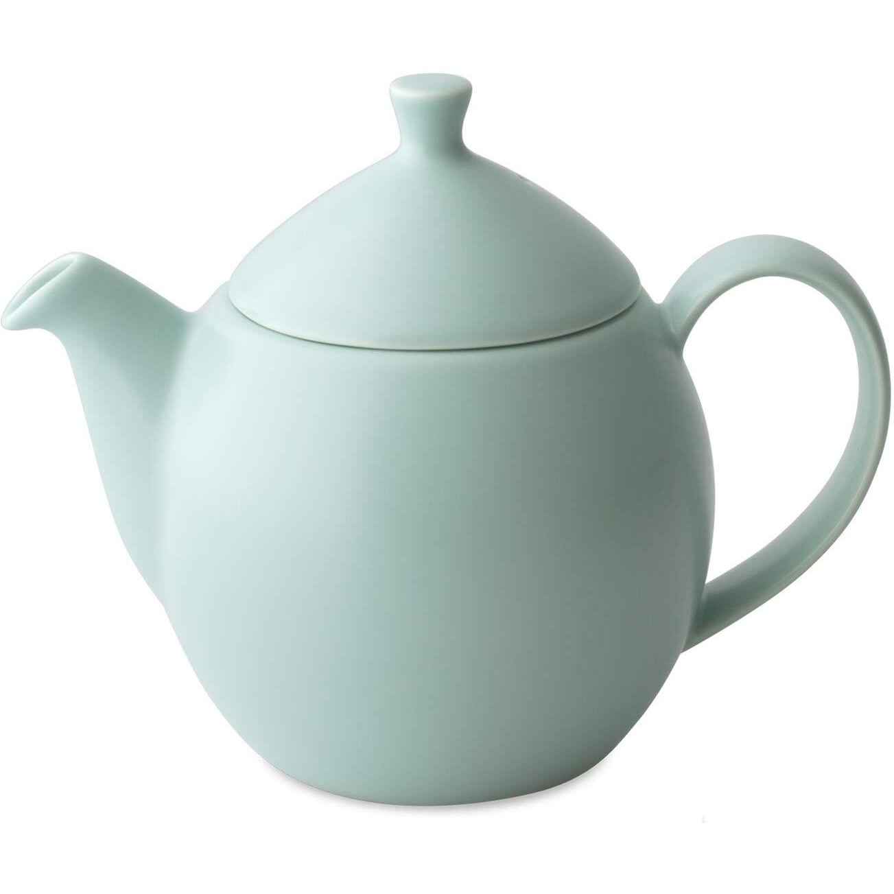 Forlife Dew Teapot With Basket Infuser  Minty Aqua  14 Oz/414Ml
