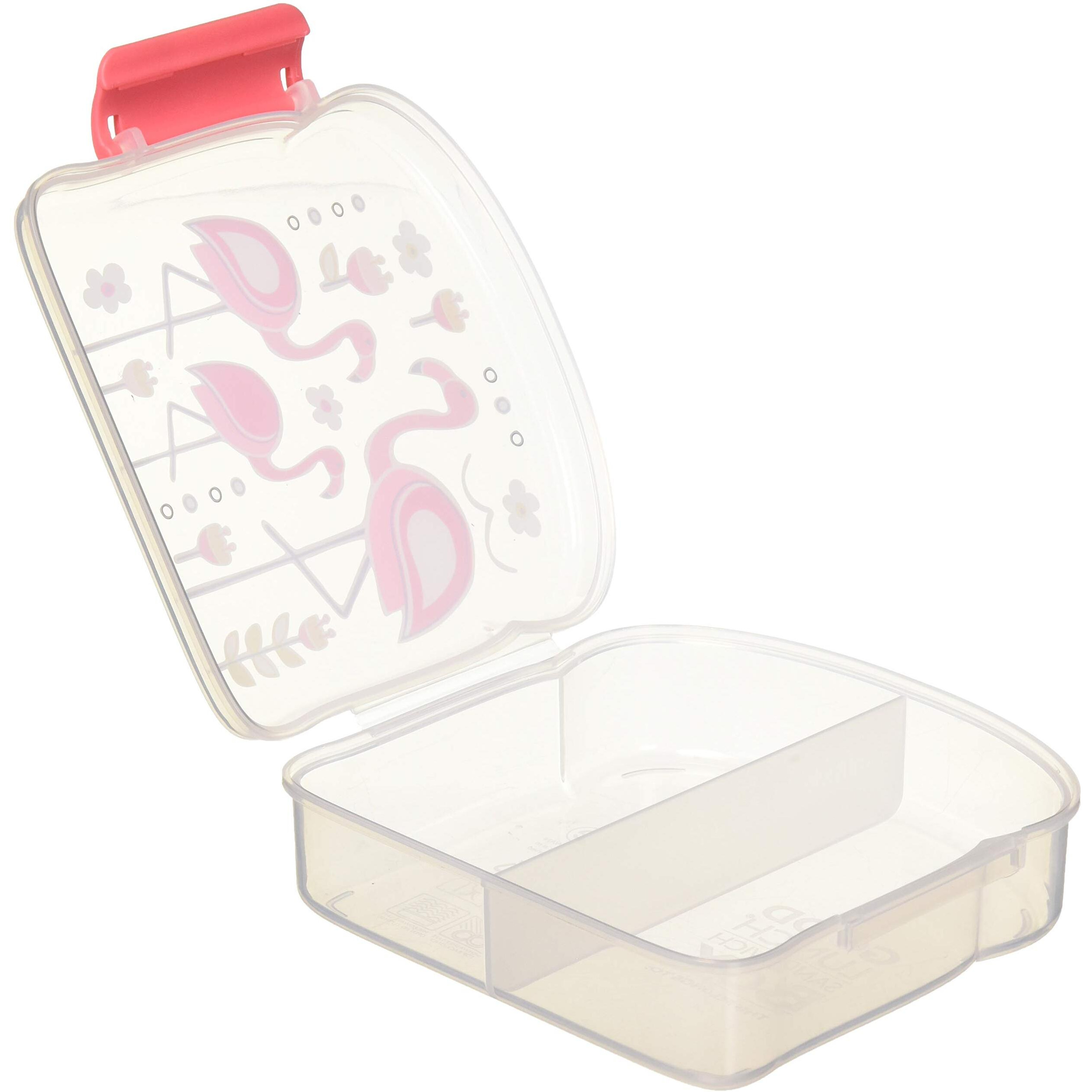 Sugarbooger Good Lunch Sandwich Box  Flamingo  1 Count (Pack Of 1)