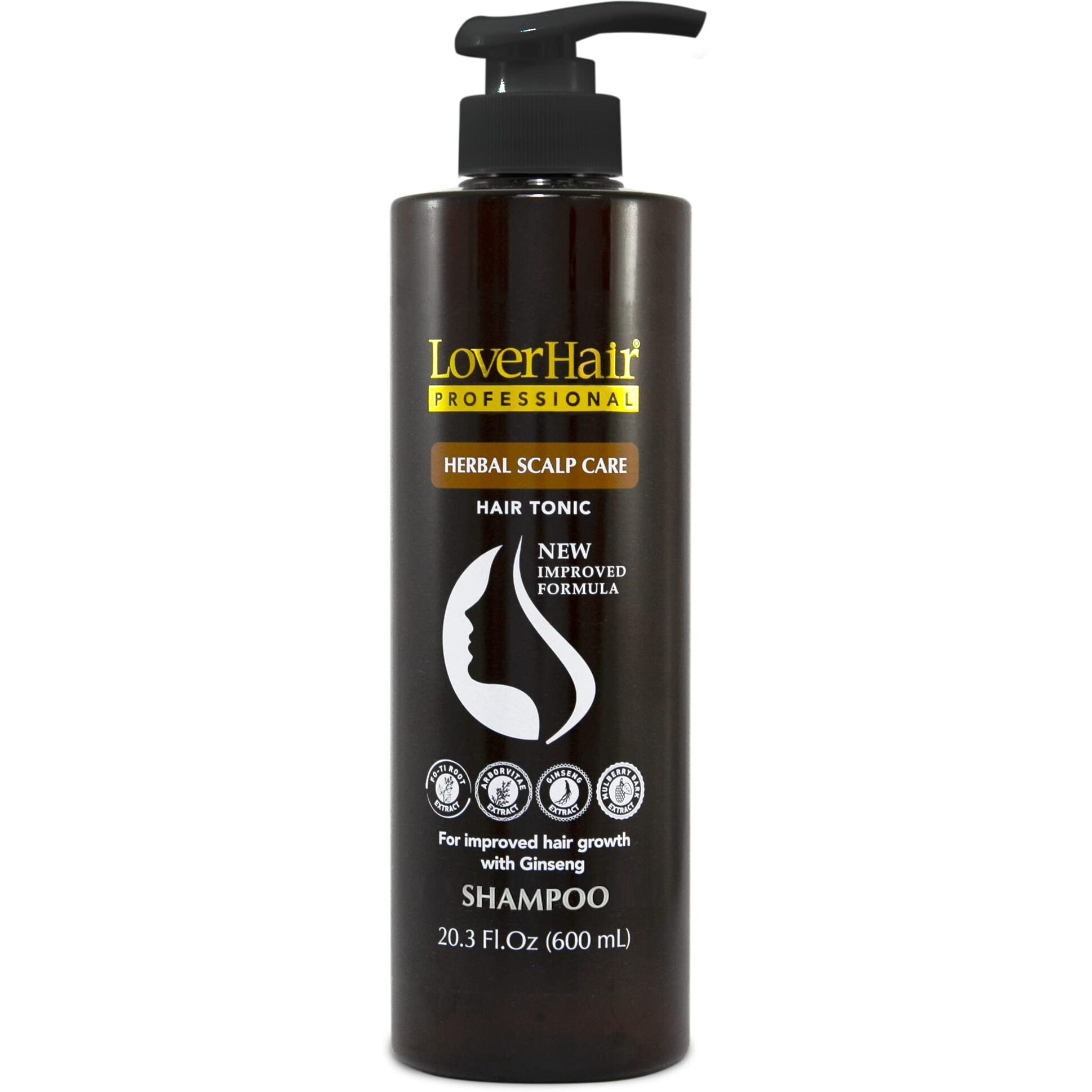 Loverhair Professional Herbal Scalp Care Shampoo 20.3 Fl.Oz (600Ml)
