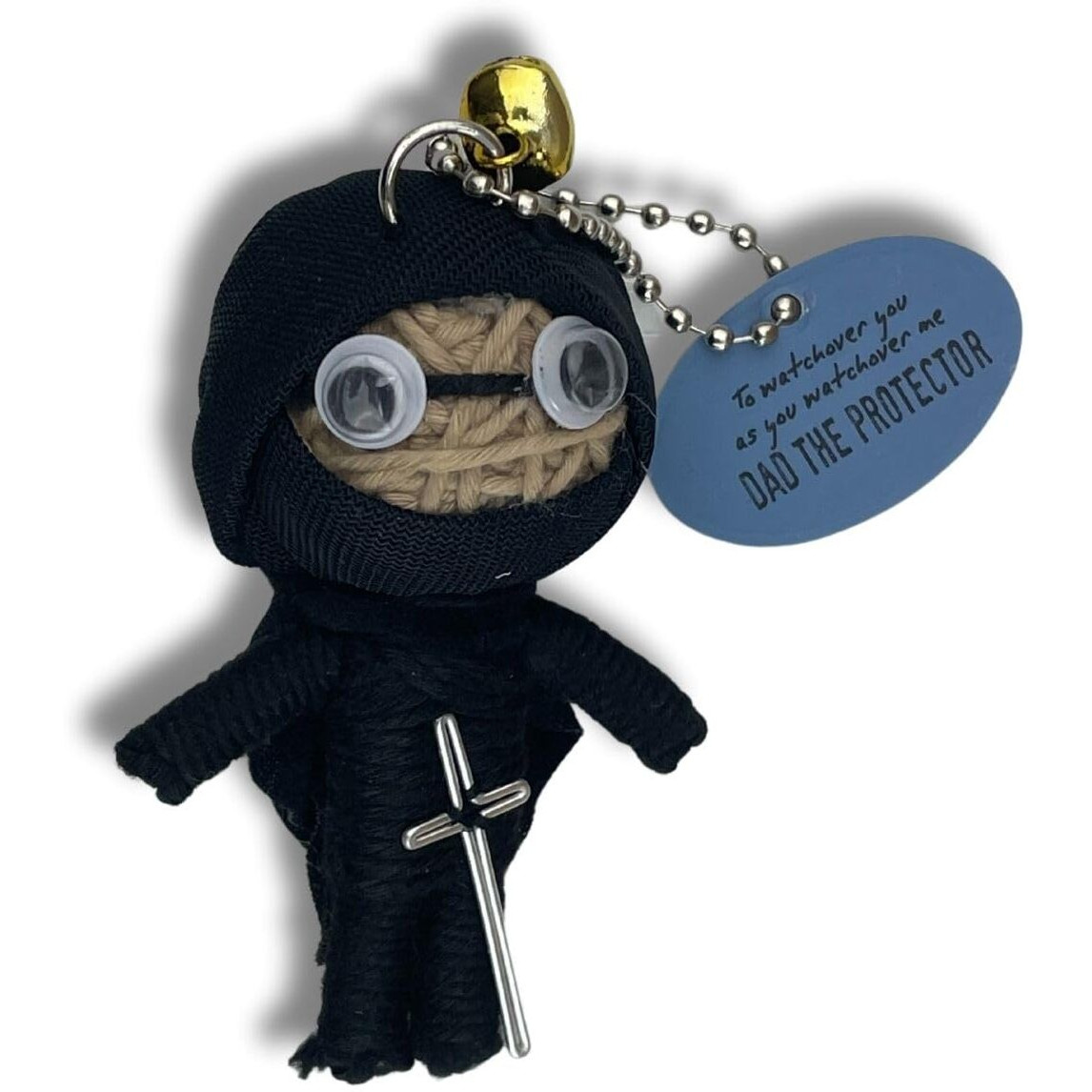 Watchover Voodoo 3-Inch Dad The Protector - Handcrafted Gift To Bring Good Luck And Positivity Everywhere You Go