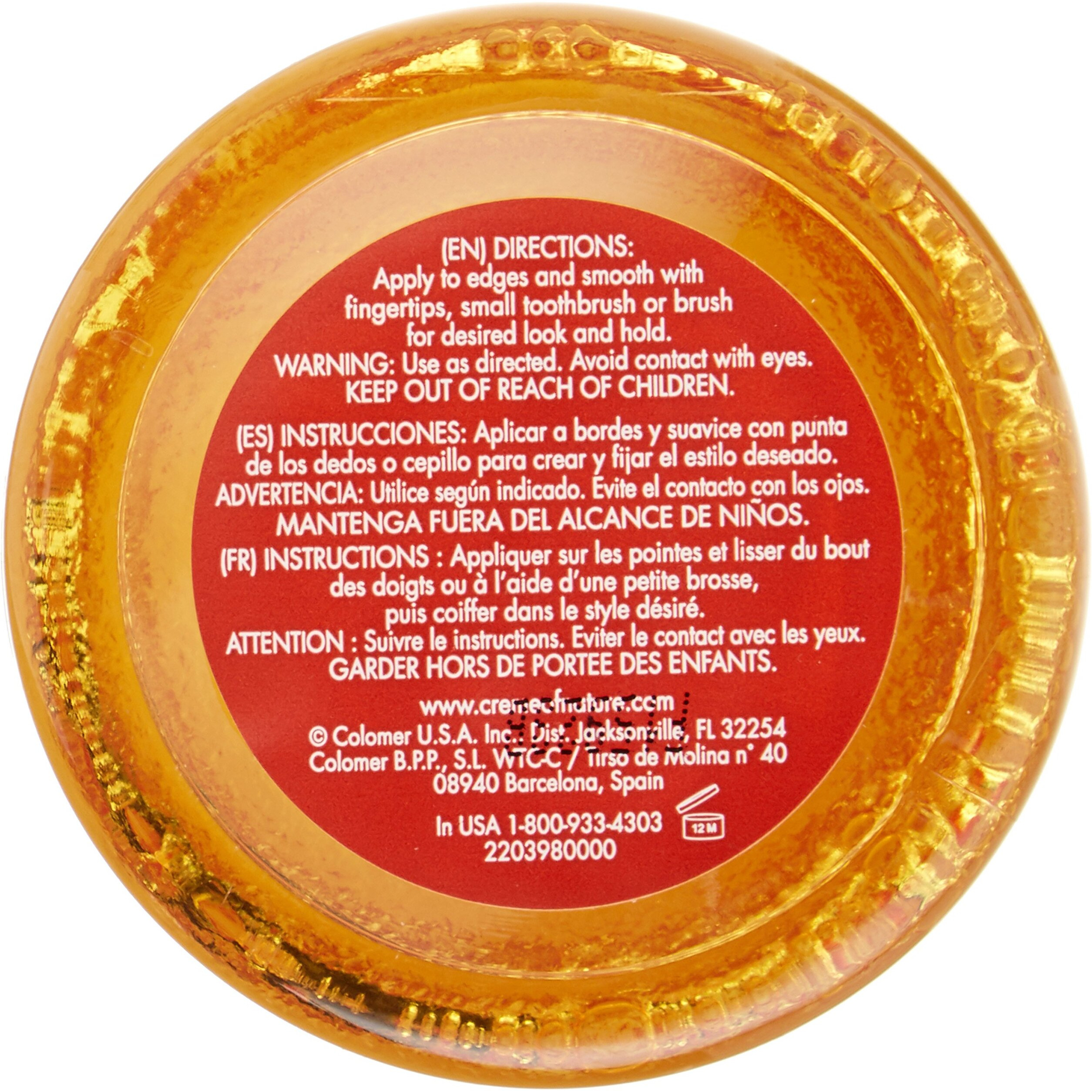 Creme Of Nature Argan Oil Perfect Edges Control 2.25 Ounce Jar (66Ml) (2 Pack)