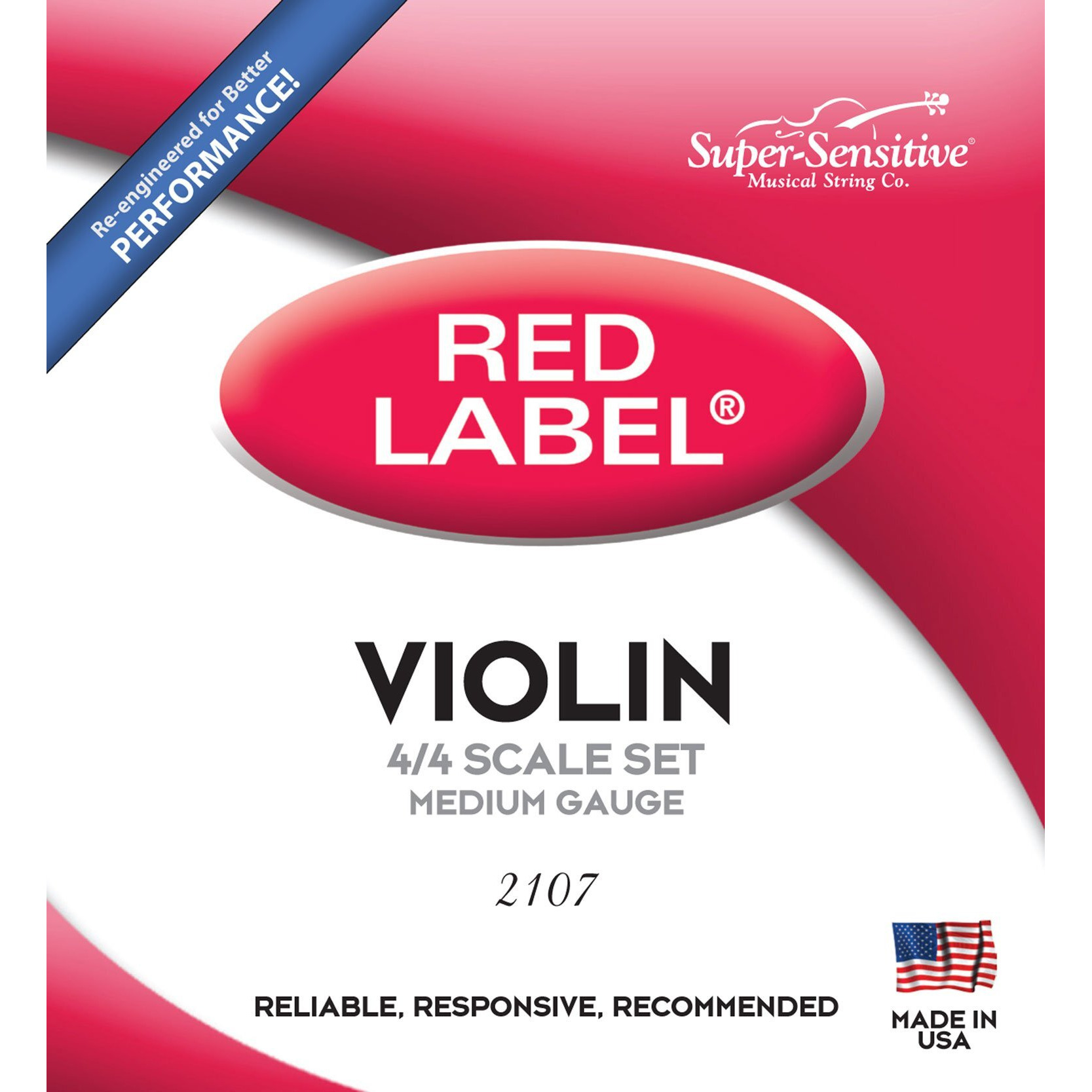 Super Sensitive Super Sensitive Steelcore 4/4 Violin Strings Set
