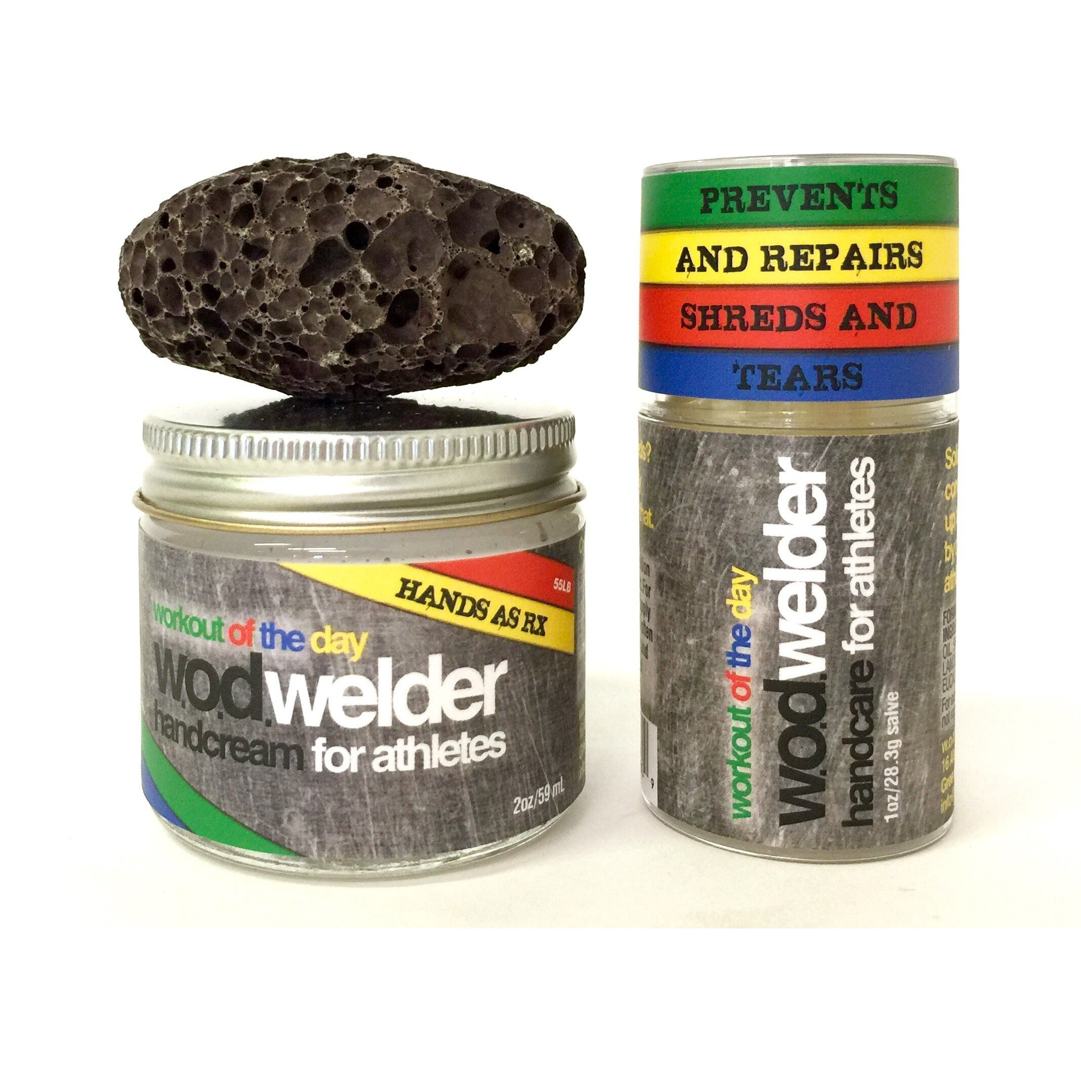 W.O.D.Welder 3 Step Handcare Kit - Callus Pumice  Moisturizing Cream And Salve