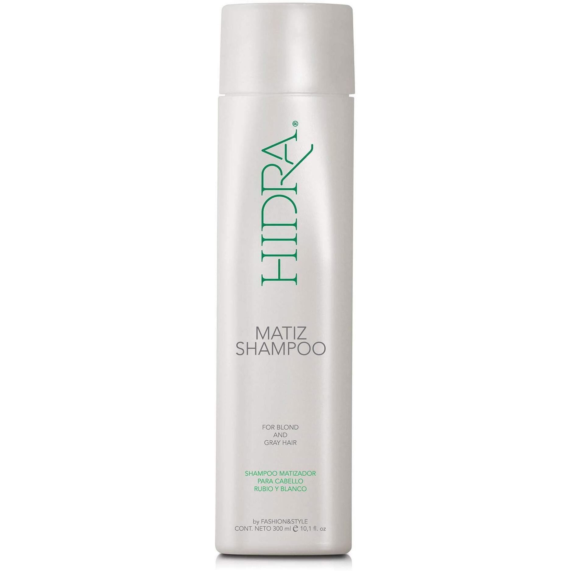 Hidra Matiz Shampoo For Blonde & Gray Hair (Matizador Para Cabello Rubio) 10.1 Oz